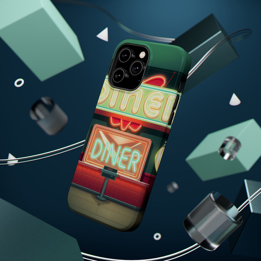 iPhone Neon Diner Sign Mystic Art Bold Modern Everyday Snap Case · iPhone Case