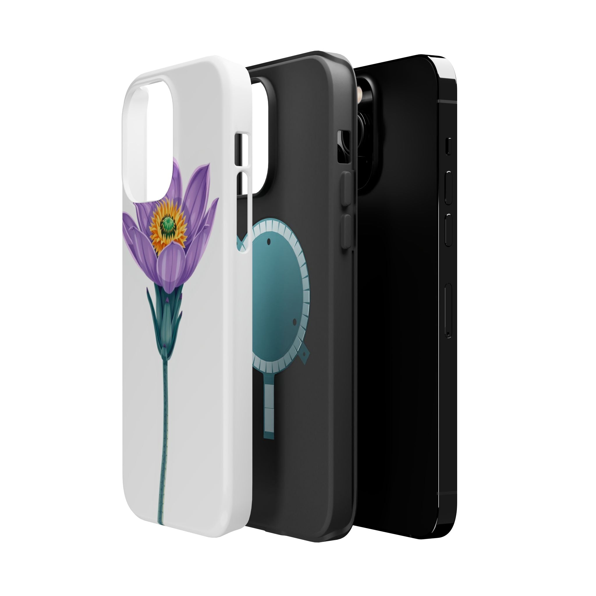 iPhone Indigo And Violet Desert Flower Slim Everyday Designer Case · iPhone Case