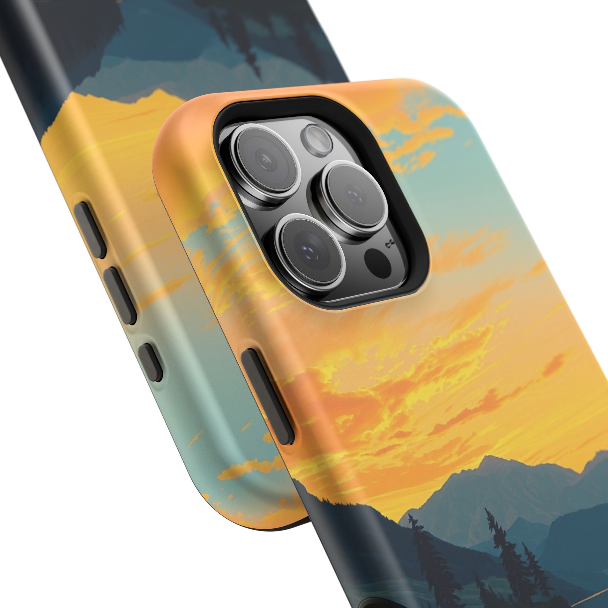 iPhone Lake at Twilight Oil Painting Impressionist iPhone Artistic · iPhone Case