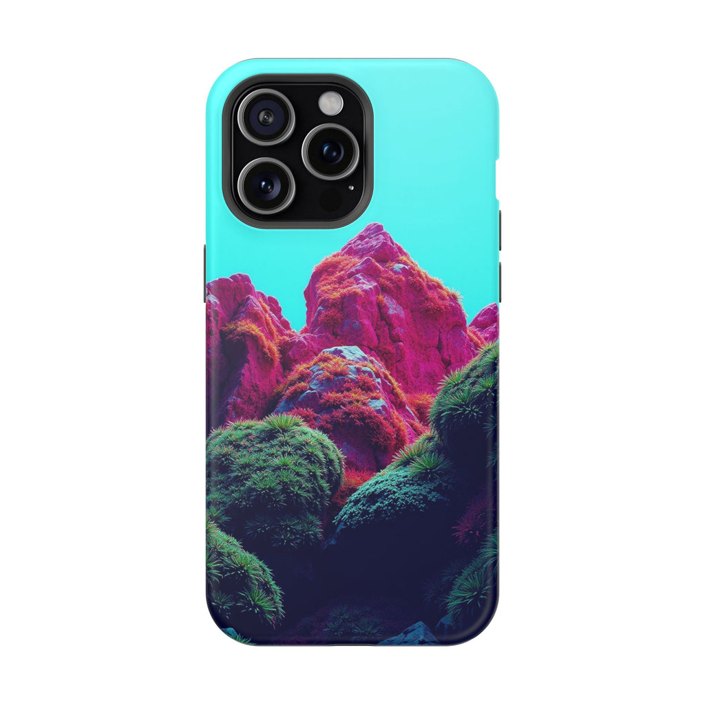 iPhone Moss Covered Rocks Paper Cut Art Slim Everyday iPhone Designer · iPhone C