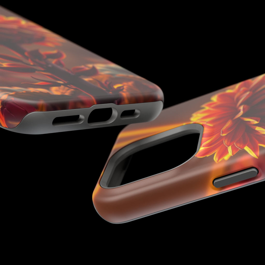 iPhone Mustard And Rust Ranunculus Stack Slim Everyday iPhone Designer · iPhone