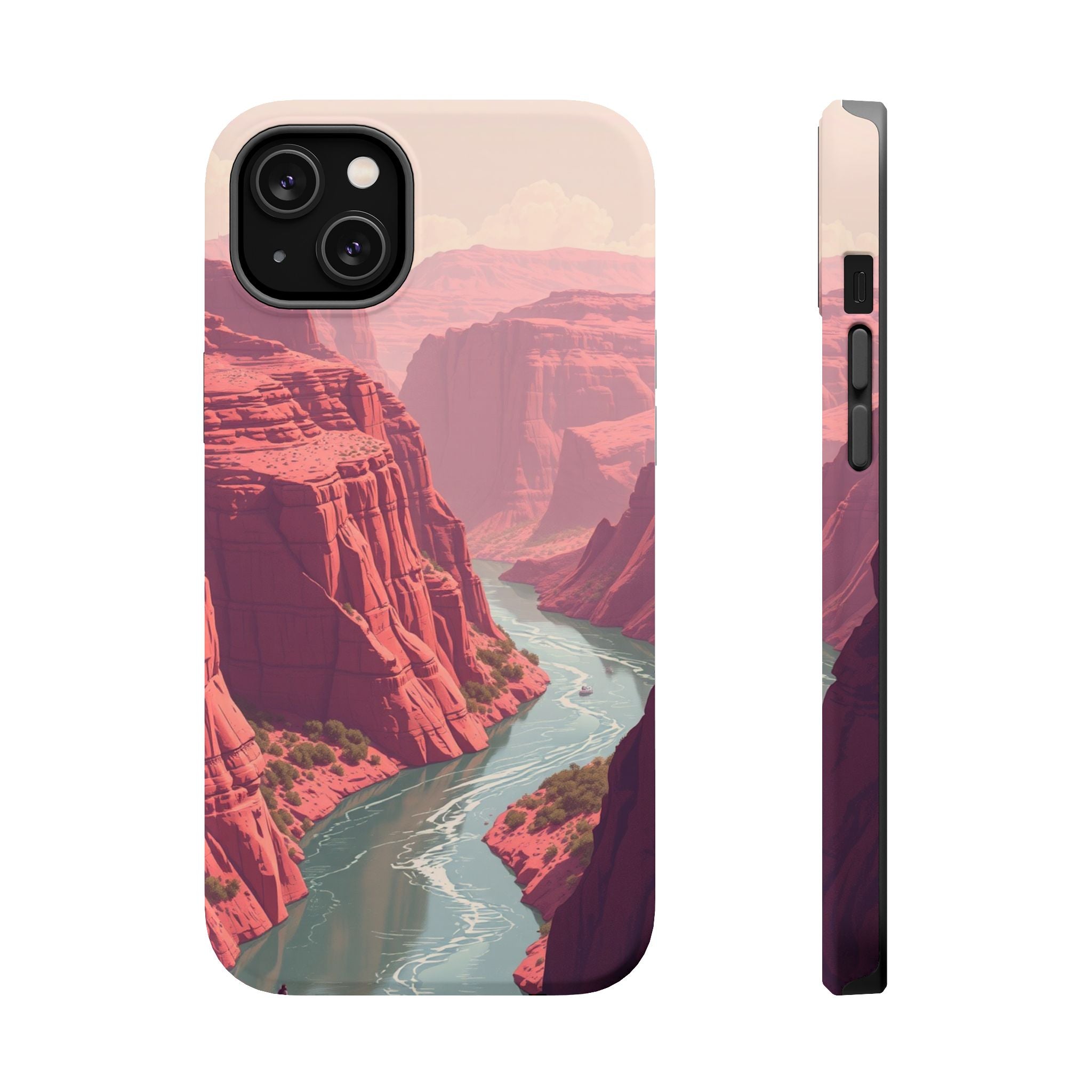 iPhone Rose Pink And Cream River Canyon Slim Everyday iPhone Designer · iPhone C