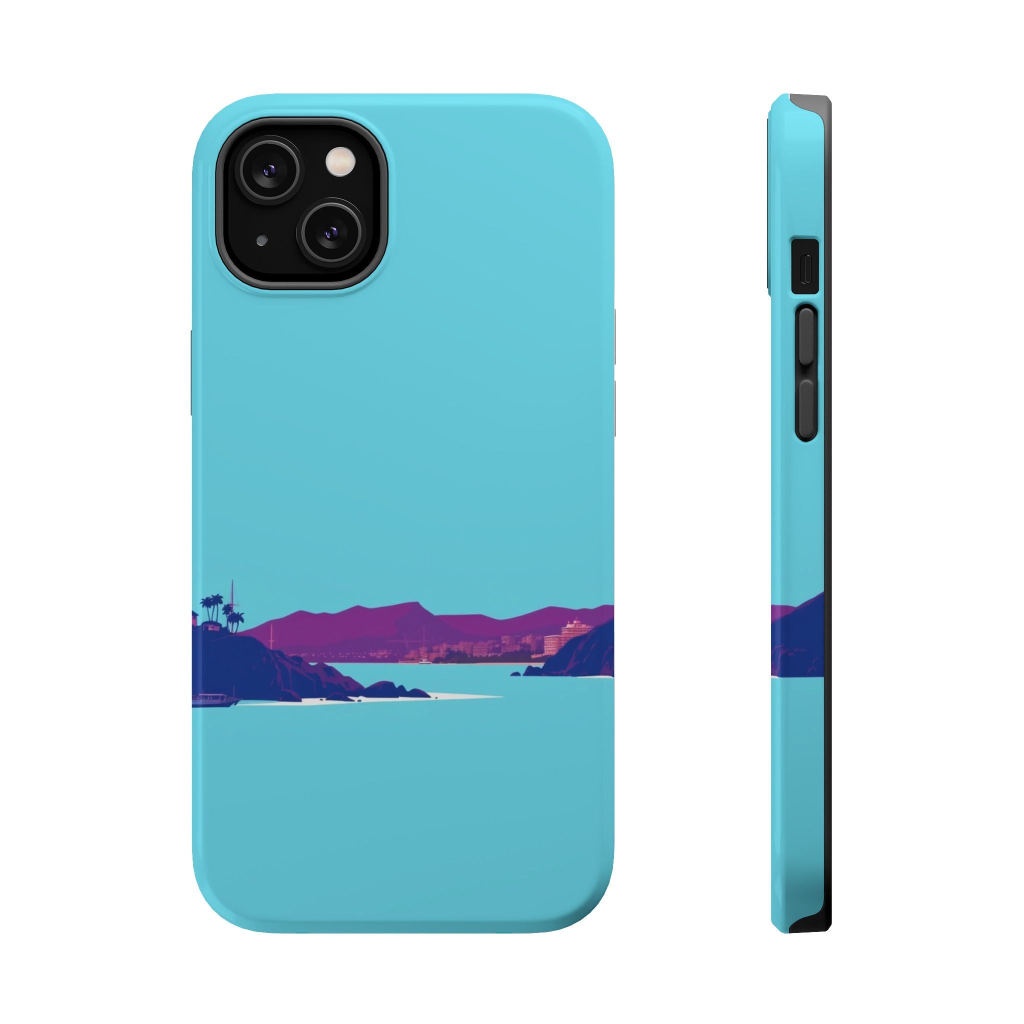 iPhone Hibiscus Coast Mystic Art Bold Modern Everyday Snap Case · iPhone Case