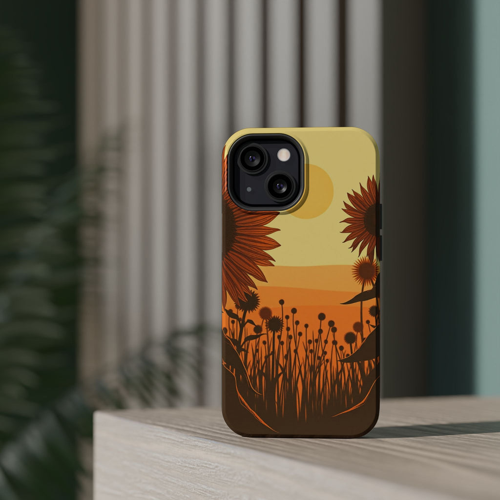iPhone Serene Sunflower Prairie Design Slim Everyday Designer Case · iPhone Case