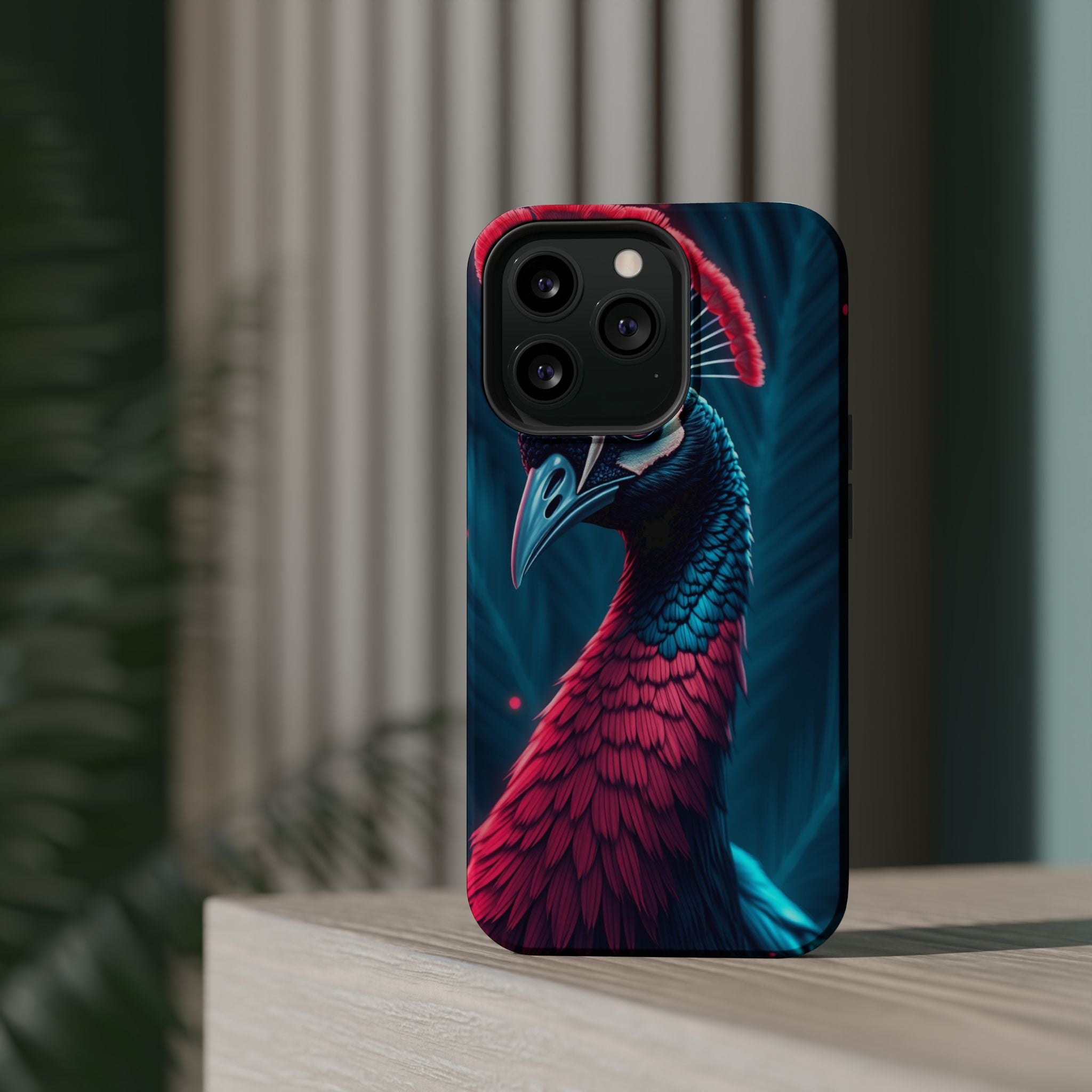 iPhone Nouveau Peacock Electric Art Slim Everyday Designer Case · iPhone Case