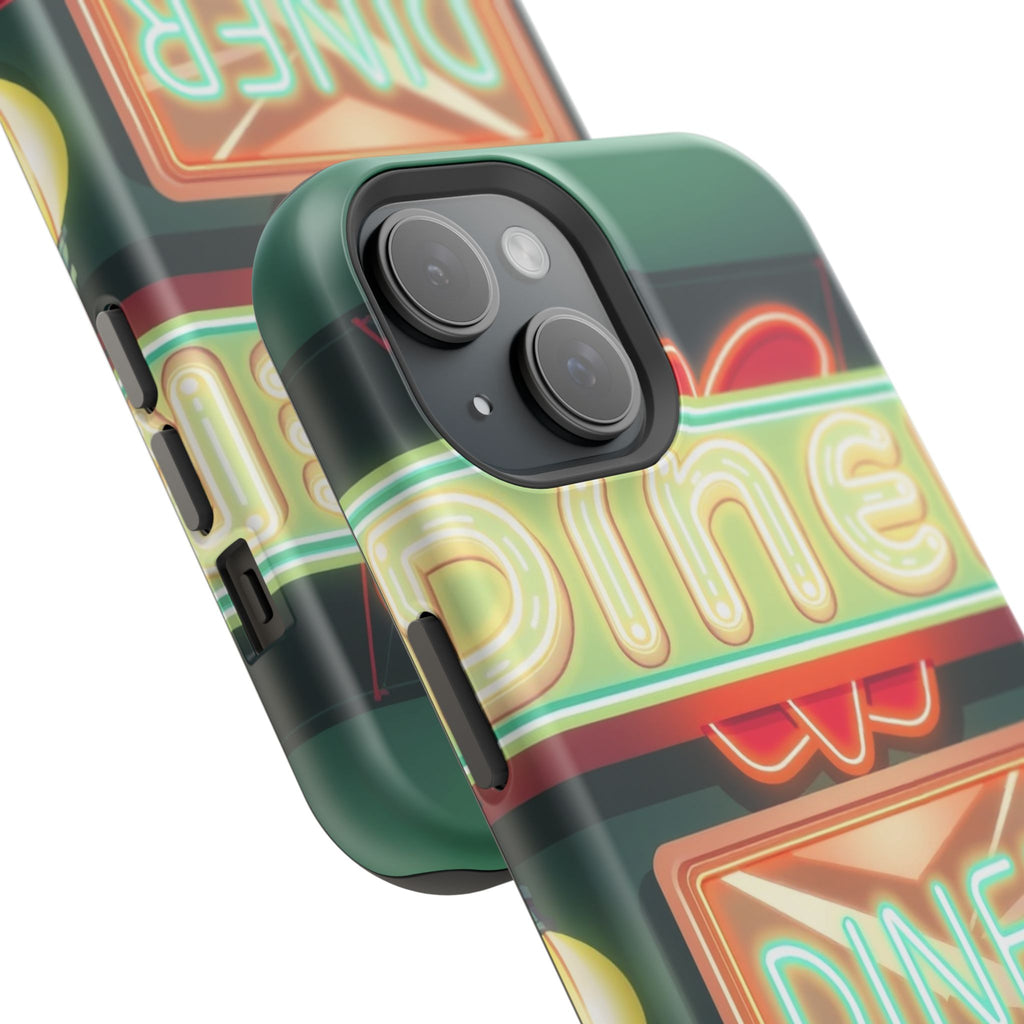 iPhone Neon Diner Sign Mystic Art Bold Modern Everyday Snap Case · iPhone Case