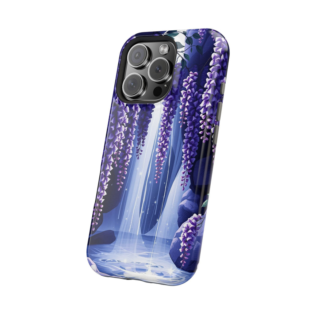 iPhone Wisteria Cascade Serene Design Slim Snap Case Ga · iPhone Case