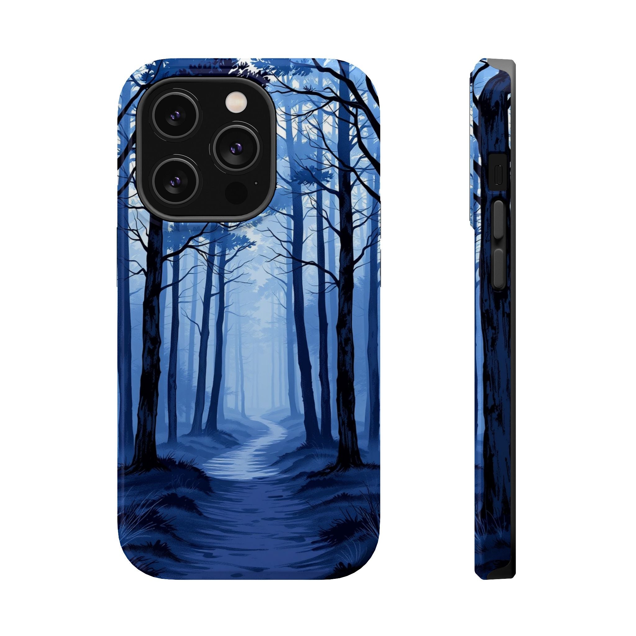 iPhone Misty Forest Path Hand-Drawn Sketch Slim iPhone Everyday · iPhone Case