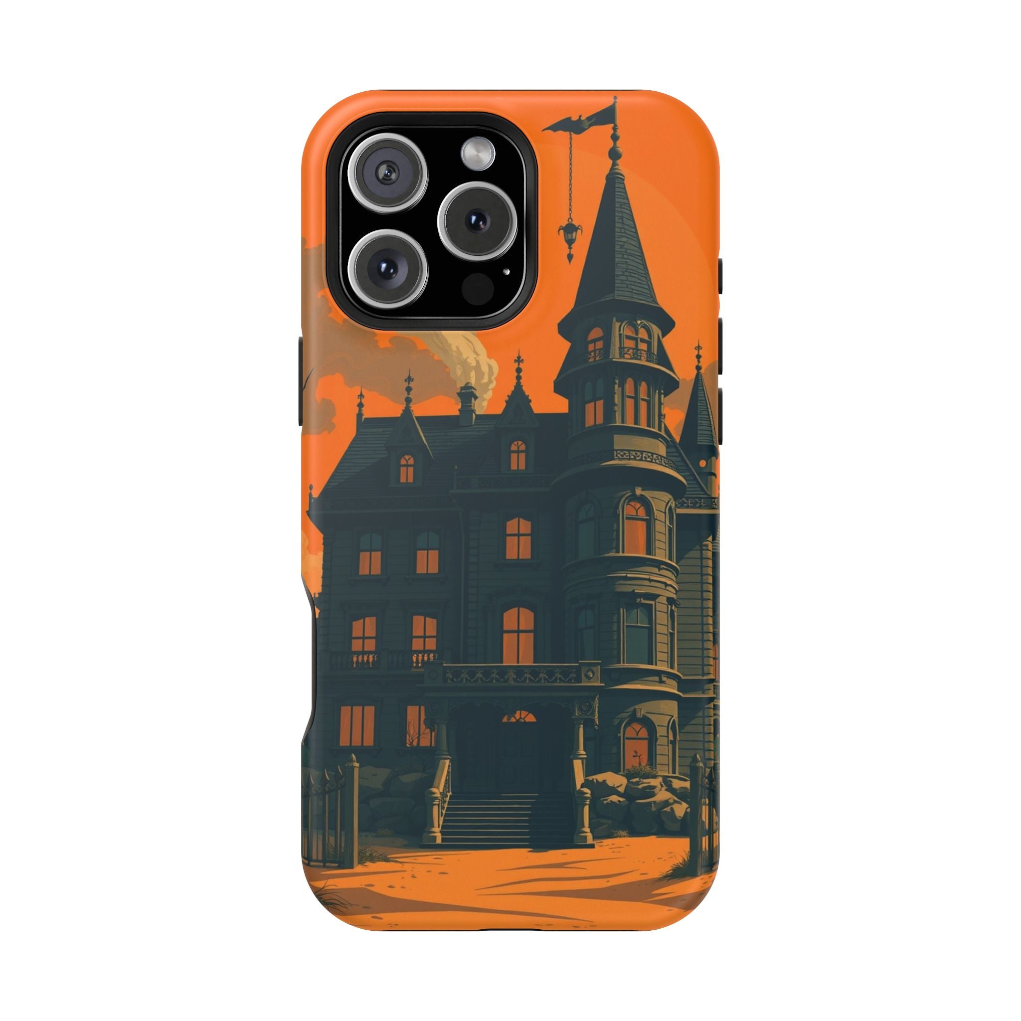 iPhone Vibrant Haunted Mansion Design Slim Everyday Designer Case · iPhone Case