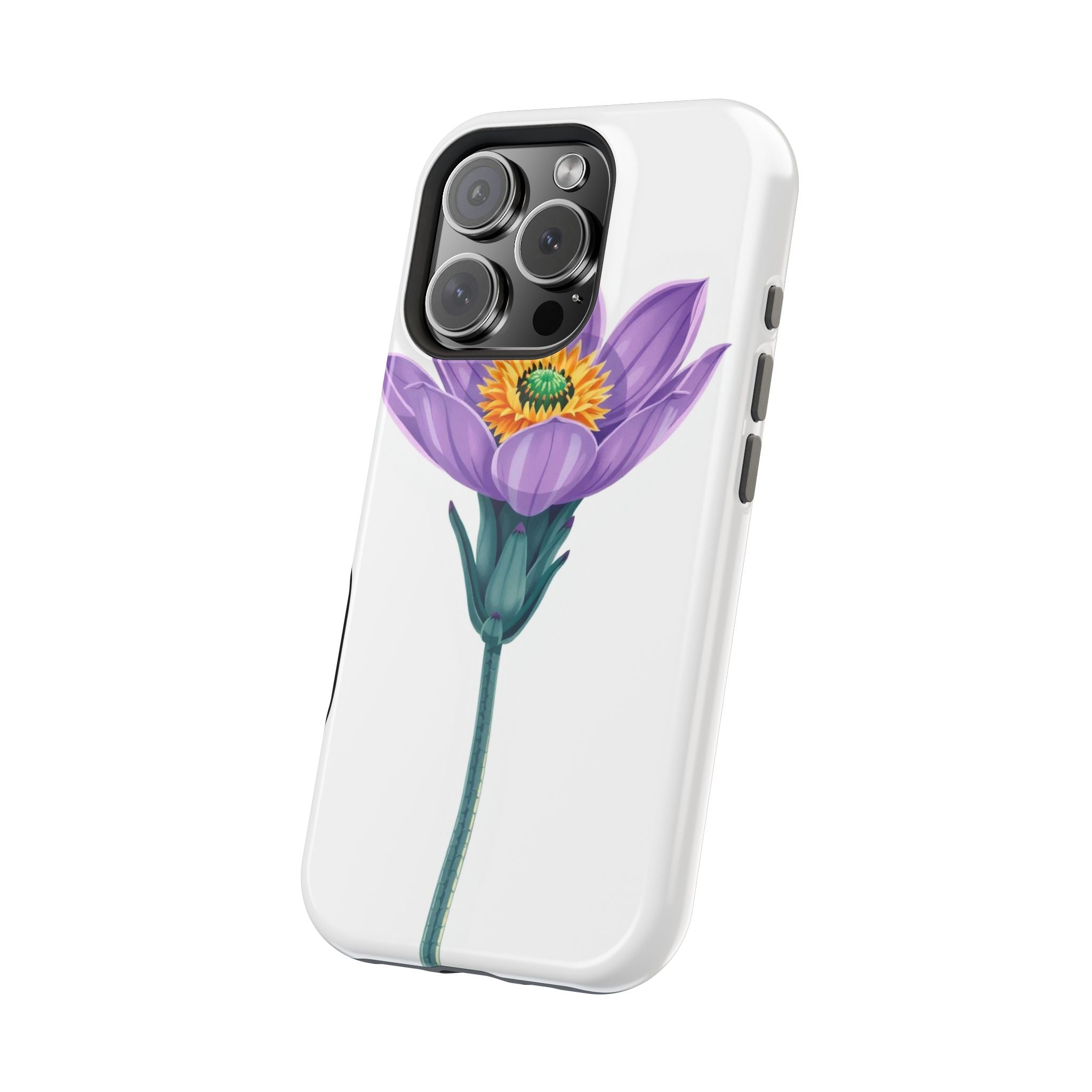 iPhone Indigo And Violet Desert Flower Slim Everyday Designer Case · iPhone Case