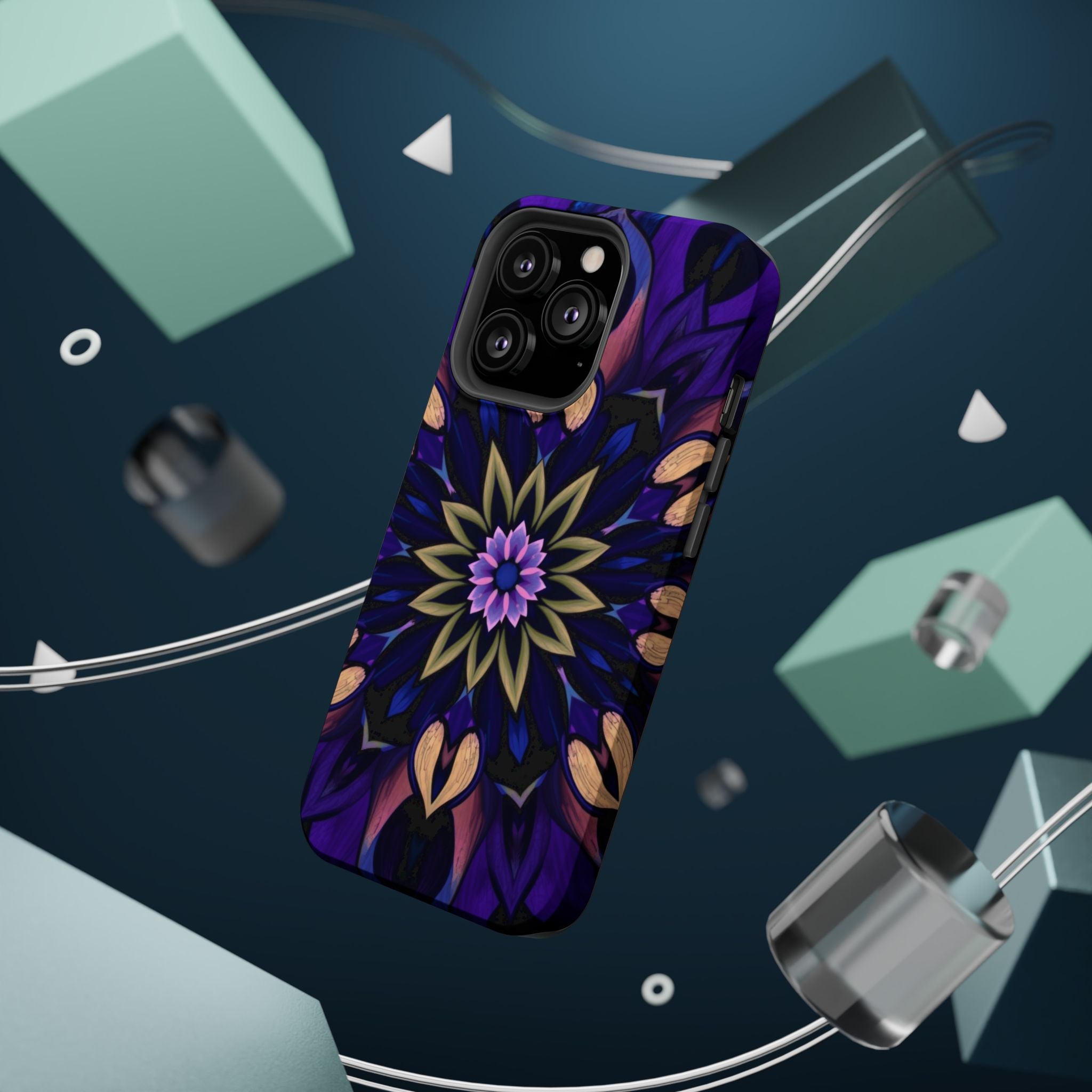 iPhone Floral Mandala Mystic Art Bold Modern Everyday Snap Case · iPhone Case