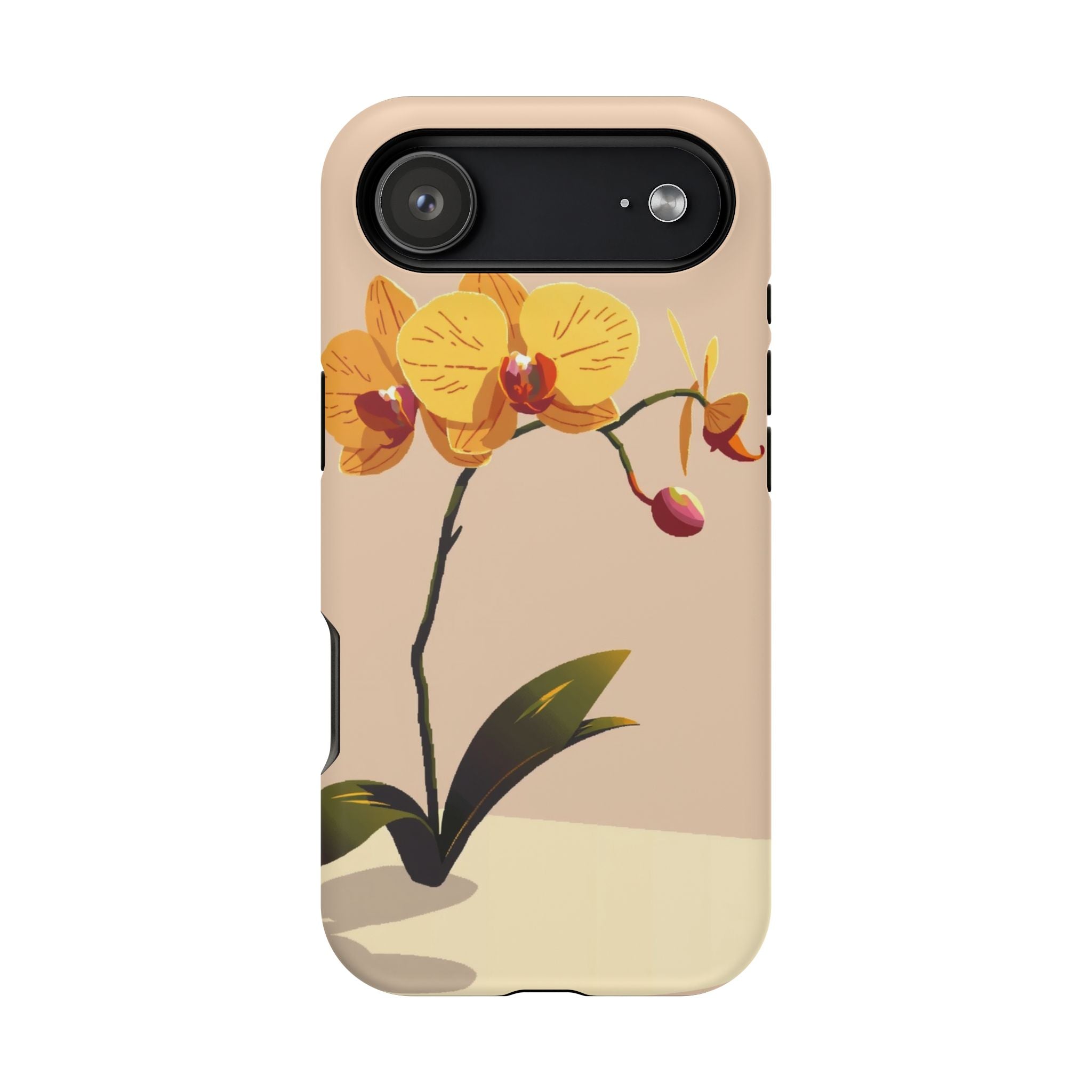 iPhone Orchid Study Pixel Art -Bit Bold Modern Everyday Snap Case · iPhone Case