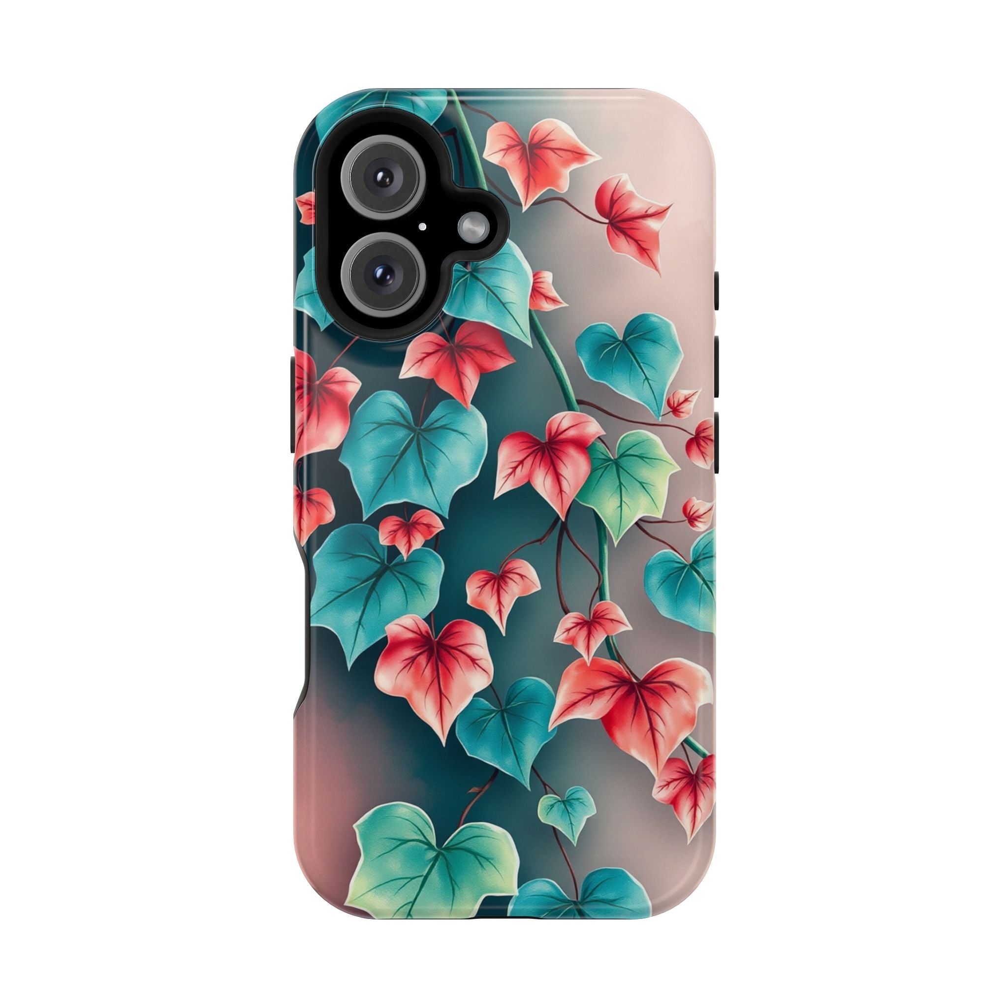 iPhone Art Nouveau Vine Teal And Coral Slim Snap Case · iPhone Case