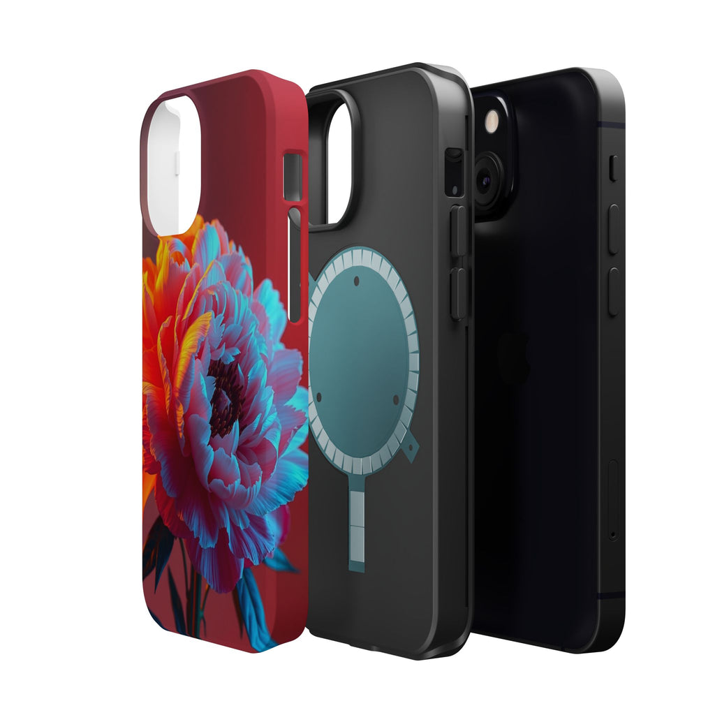 iPhone Peony Bouquet Bold Art Slim Everyday Designer Case · iPhone Case