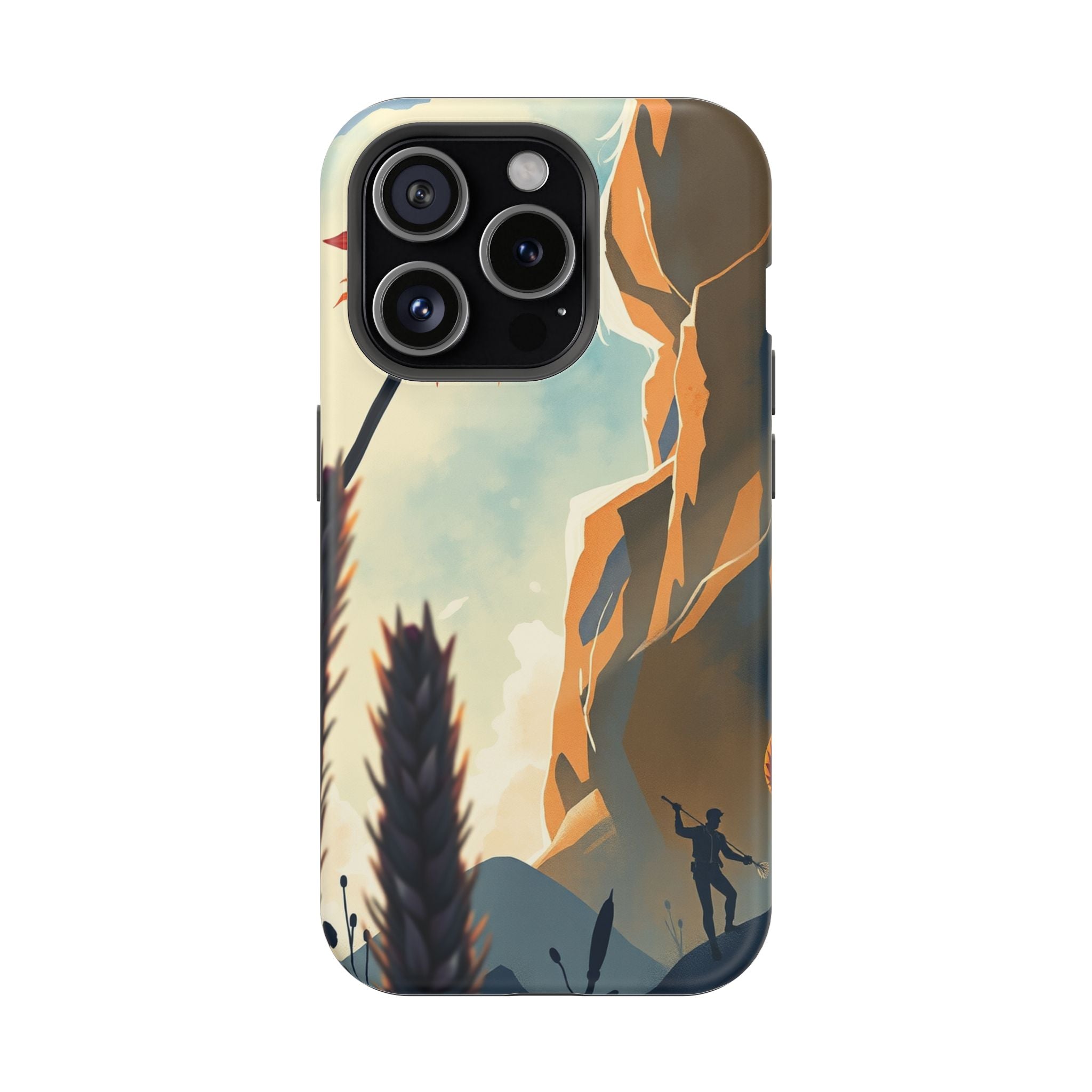 iPhone Bud Burst Vibrant Watercolor Artistic Everyday Cas Slim Snap Case · iPhon