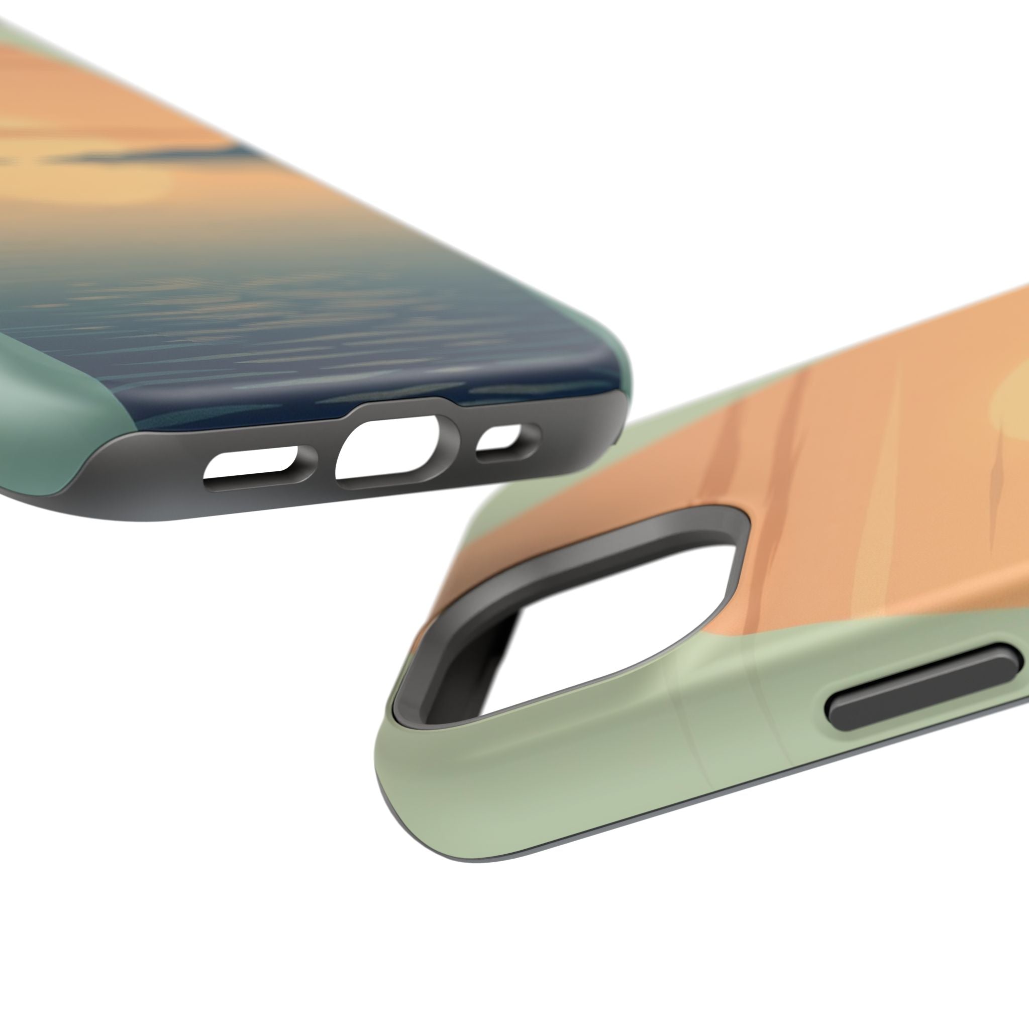 iPhone Sage And Ivory Lake at Twilight Slim Everyday Designer Case · iPhone Case