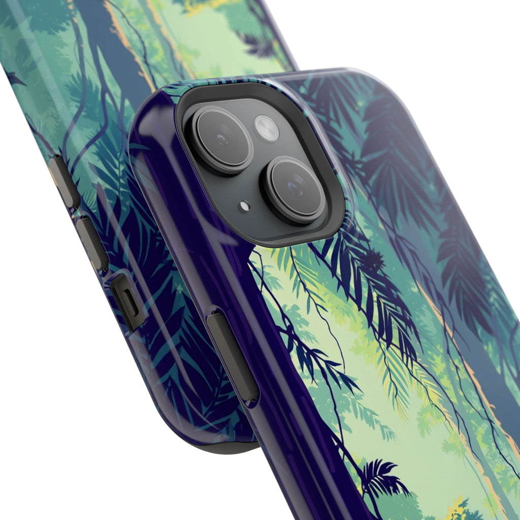 iPhone Mint And Blush Rainforest Canopy Slim Everyday iPhone Designer · iPhone C