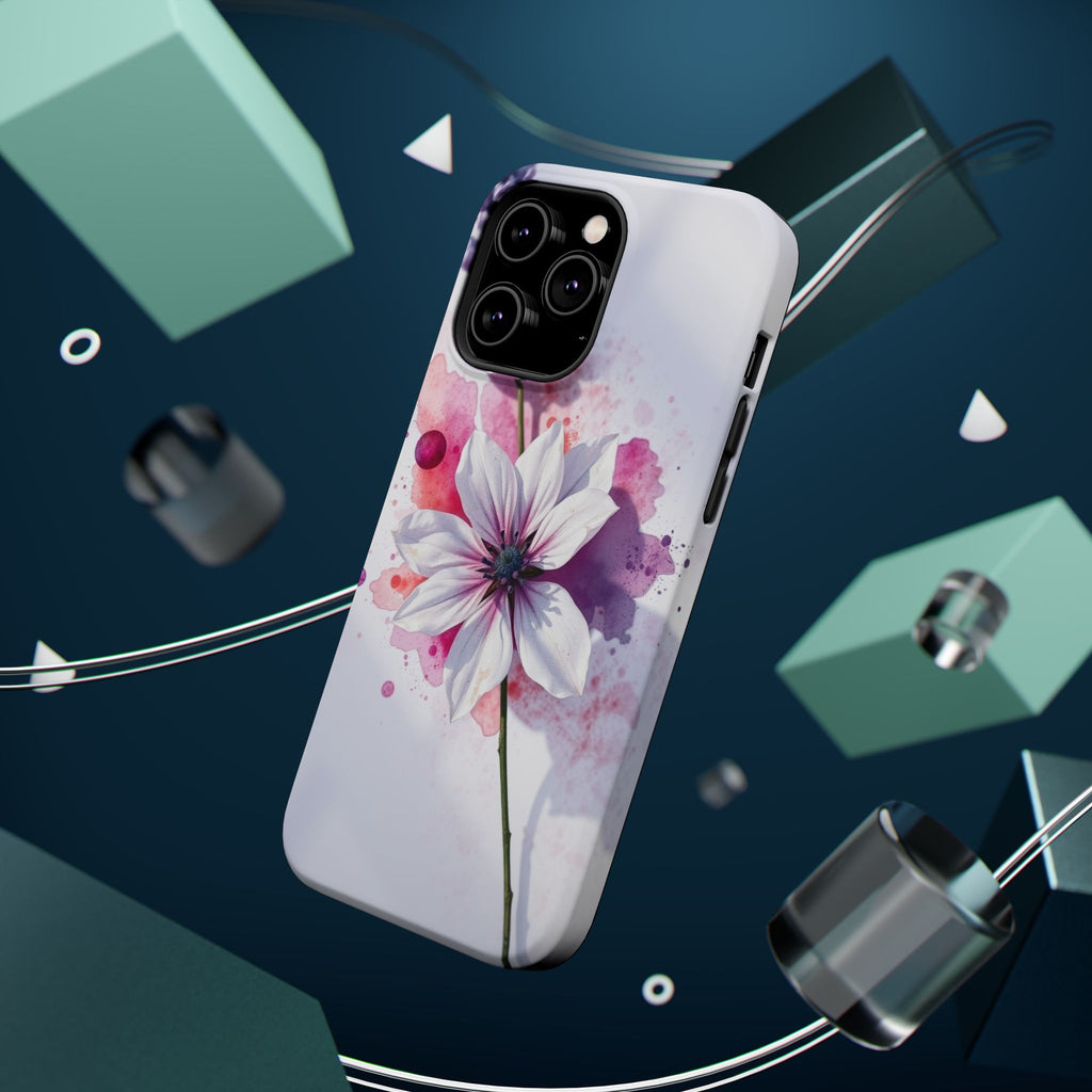 iPhone Floral Watercolor Splash Bold Art Slim Everyday iPhone 15 · iPhone Case