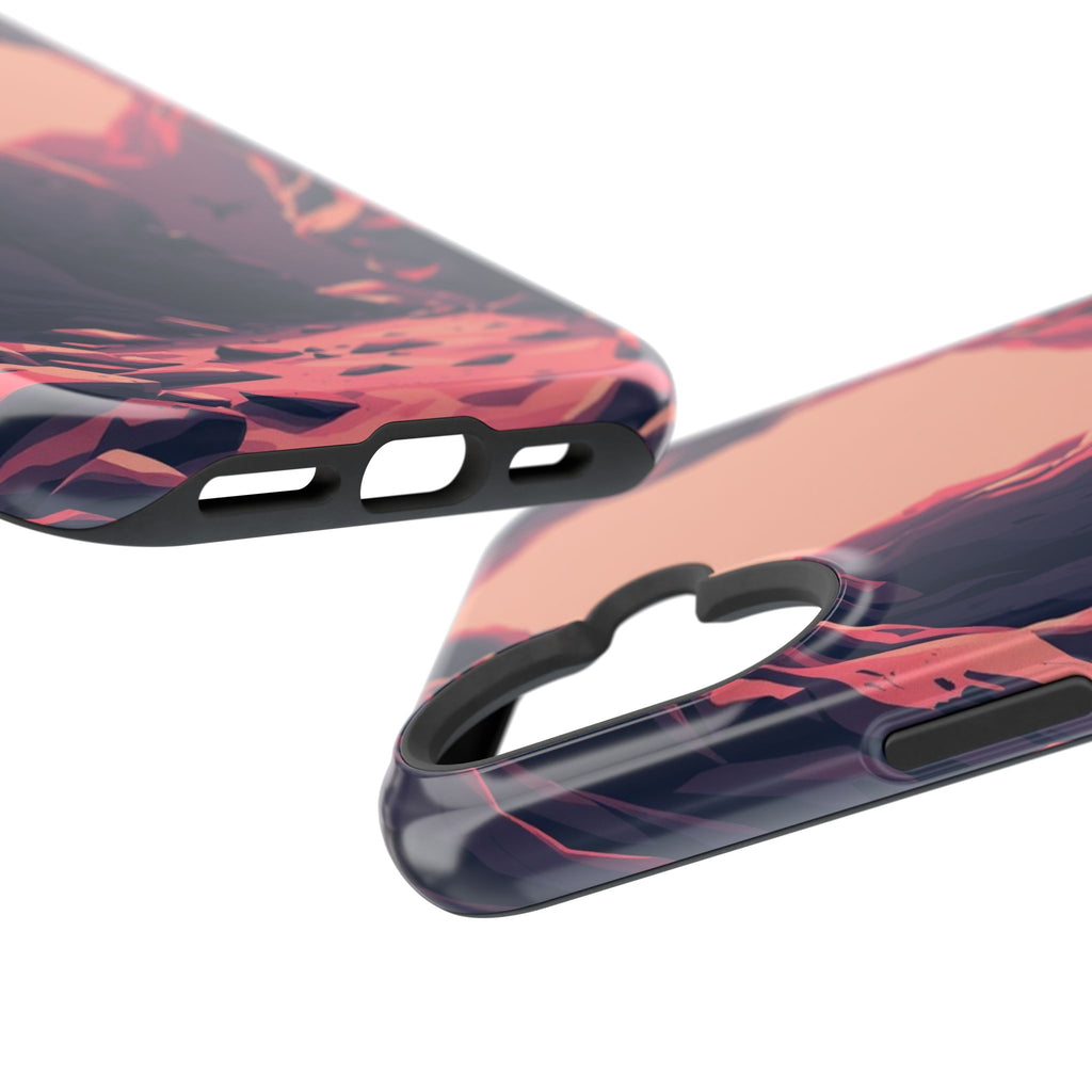 iPhone Rose Pink And Cream Dark Crystal Cave Slim Everyday Designer Case · iPhon