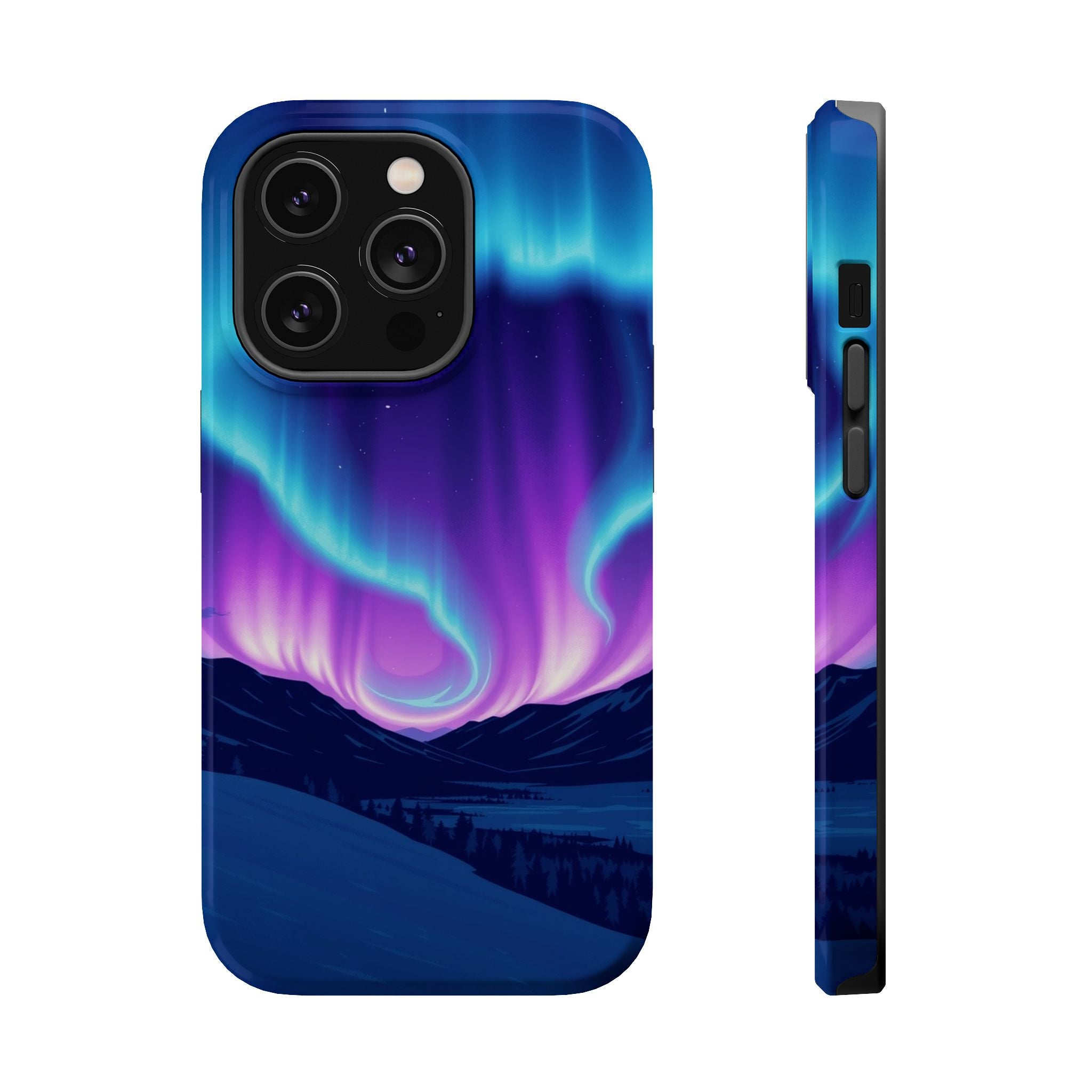 iPhone Northern Lights Mystic Art Bold Modern Everyday Snap Case · iPhone Case