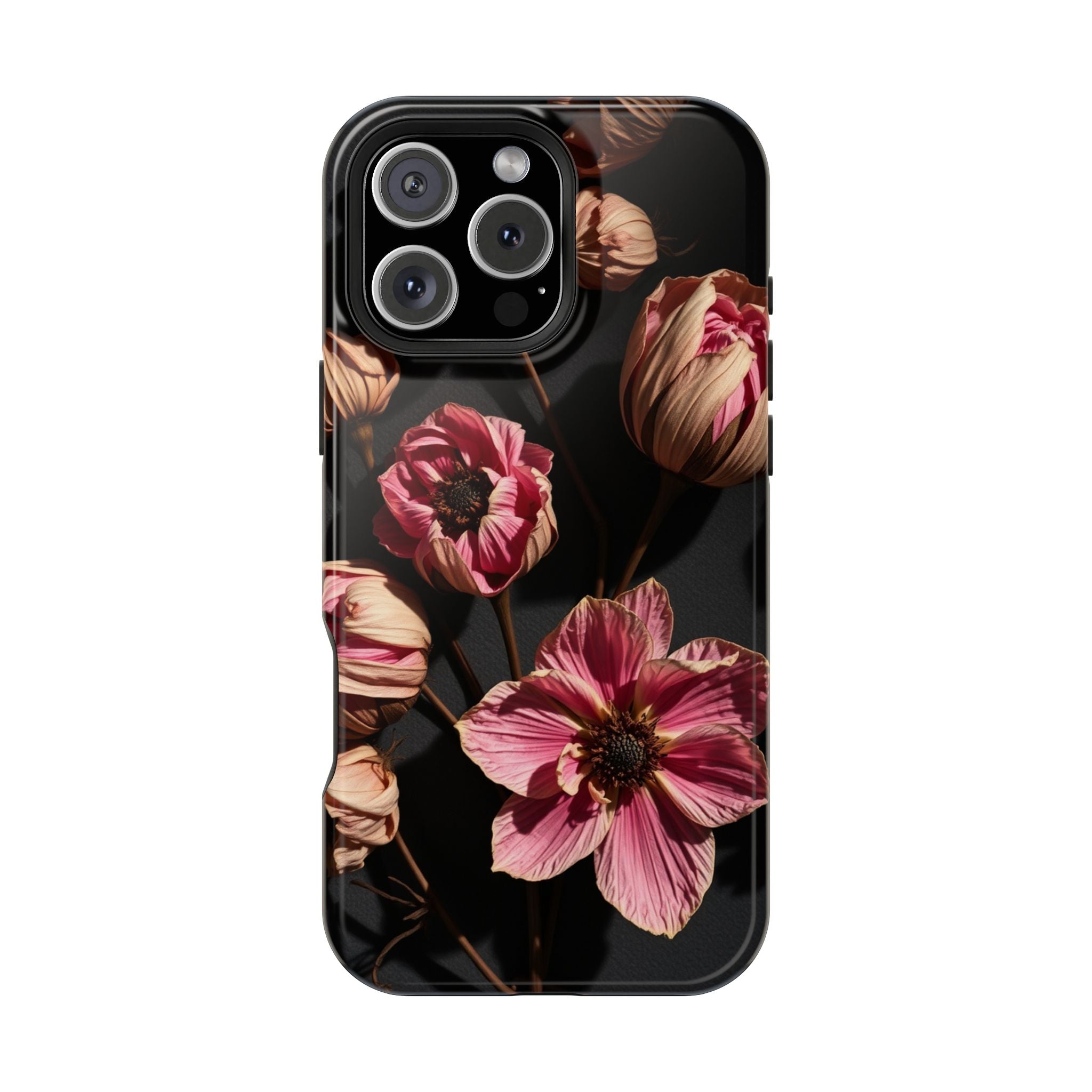 iPhone Dried Flower Flat Lay Electric Art Slim Snap Case · iPhone Case