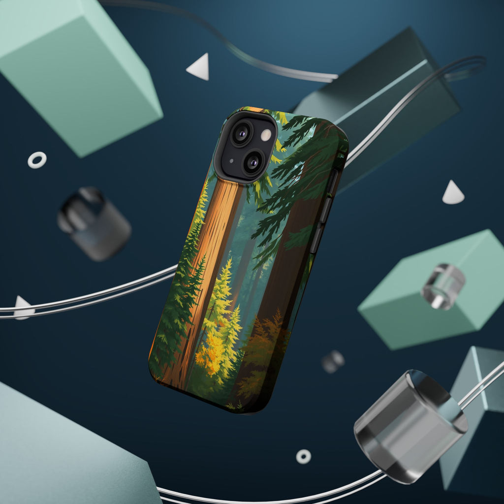 iPhone Redwood Forest Oil Painting Impressionist Clean iPhone Minimal · iPhone C