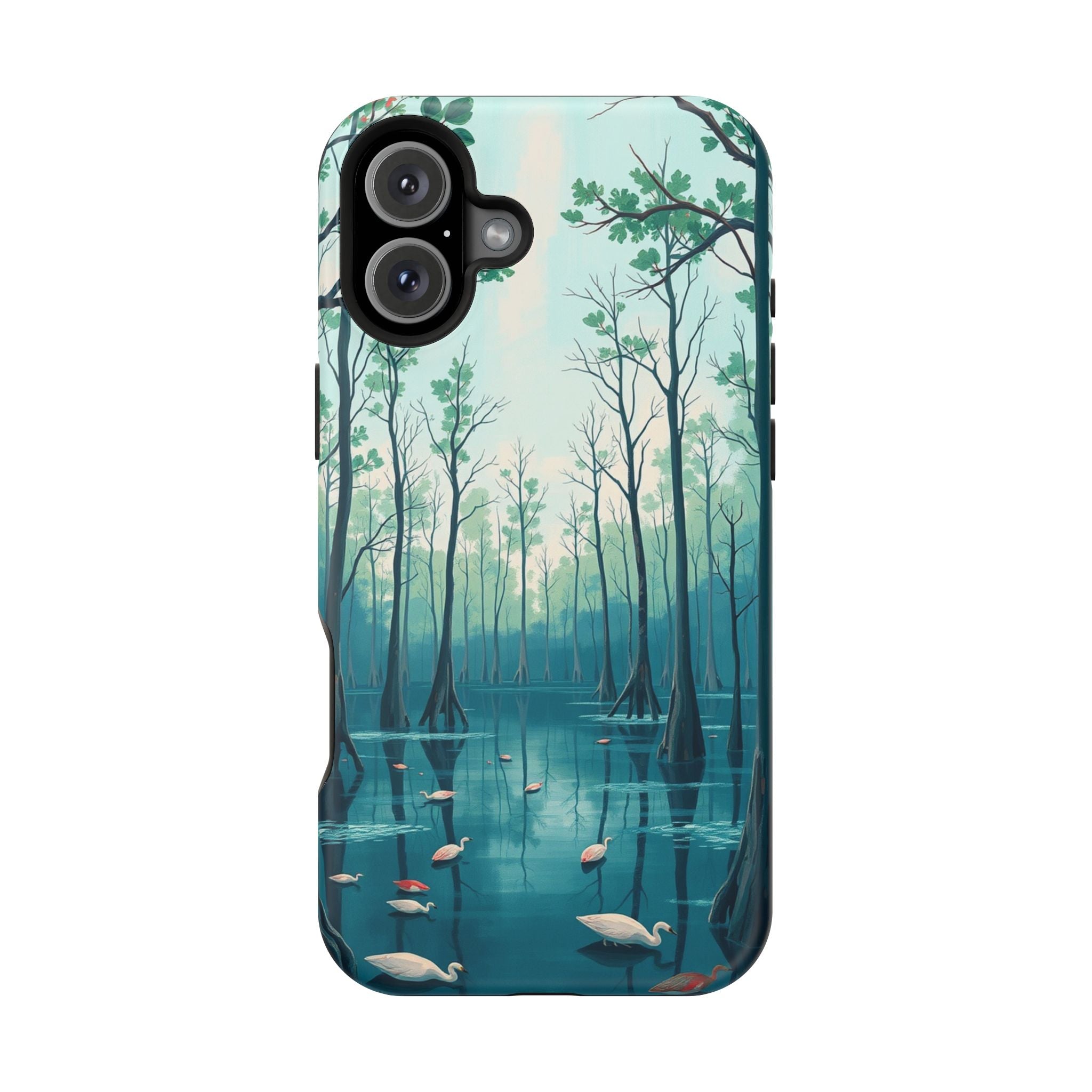 iPhone Cypress Swamp Electric Art Bold Modern Everyday Snap Case · iPhone Case