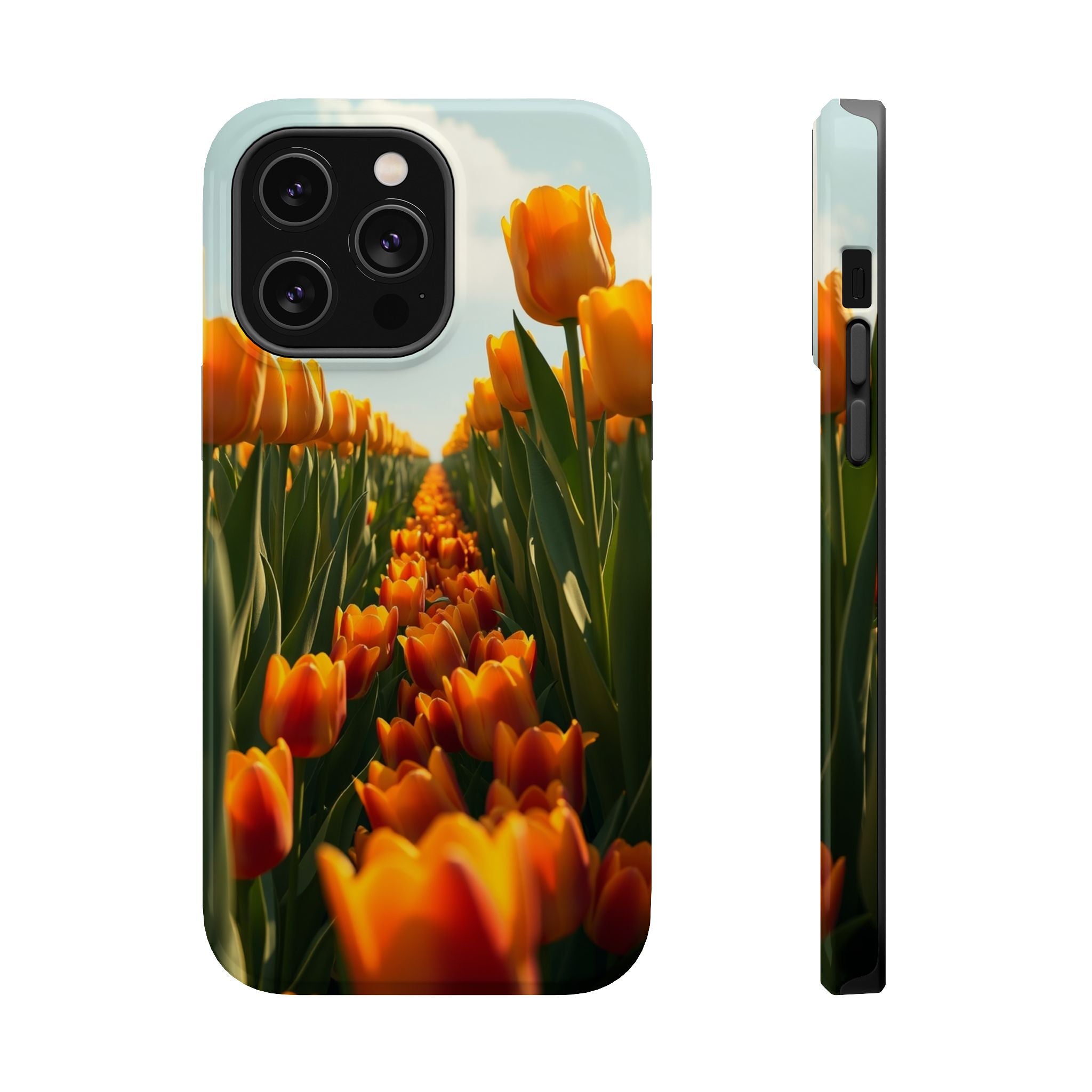 iPhone Tulip Row Radiant Design Slim Everyday Designer Case · iPhone Case