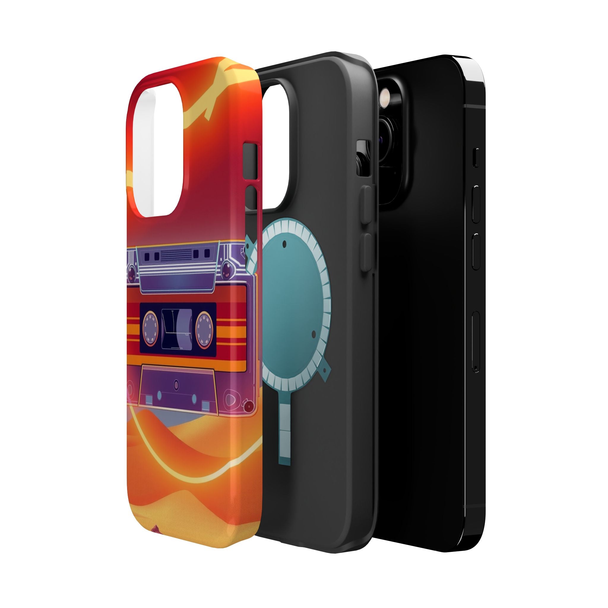 iPhone Cassette Tape Rewind Bold Art Slim Everyday Designer Case · iPhone Case