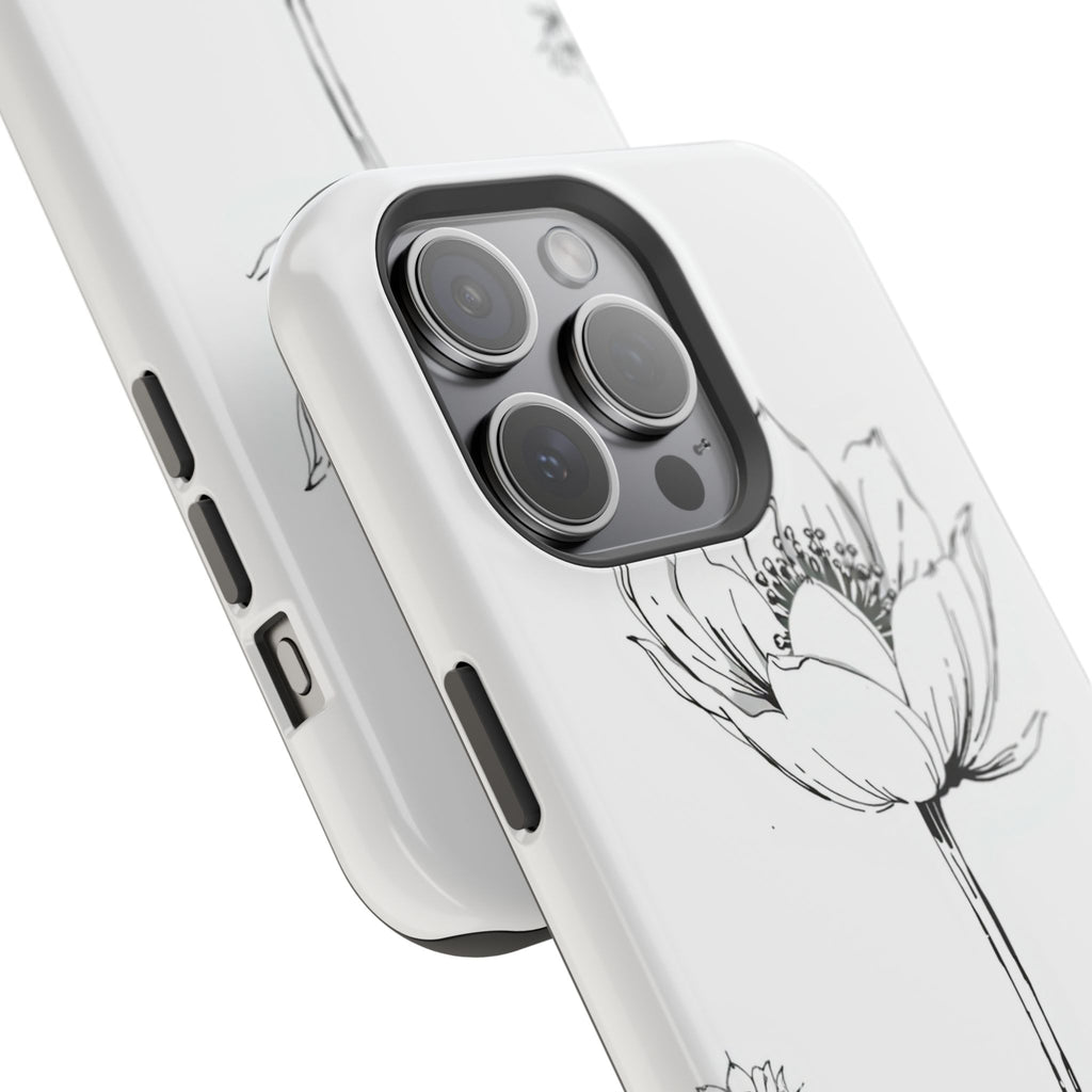 iPhone Sage And Ivory Garden Party Bloom Slim Everyday iPhone Designer · iPhone