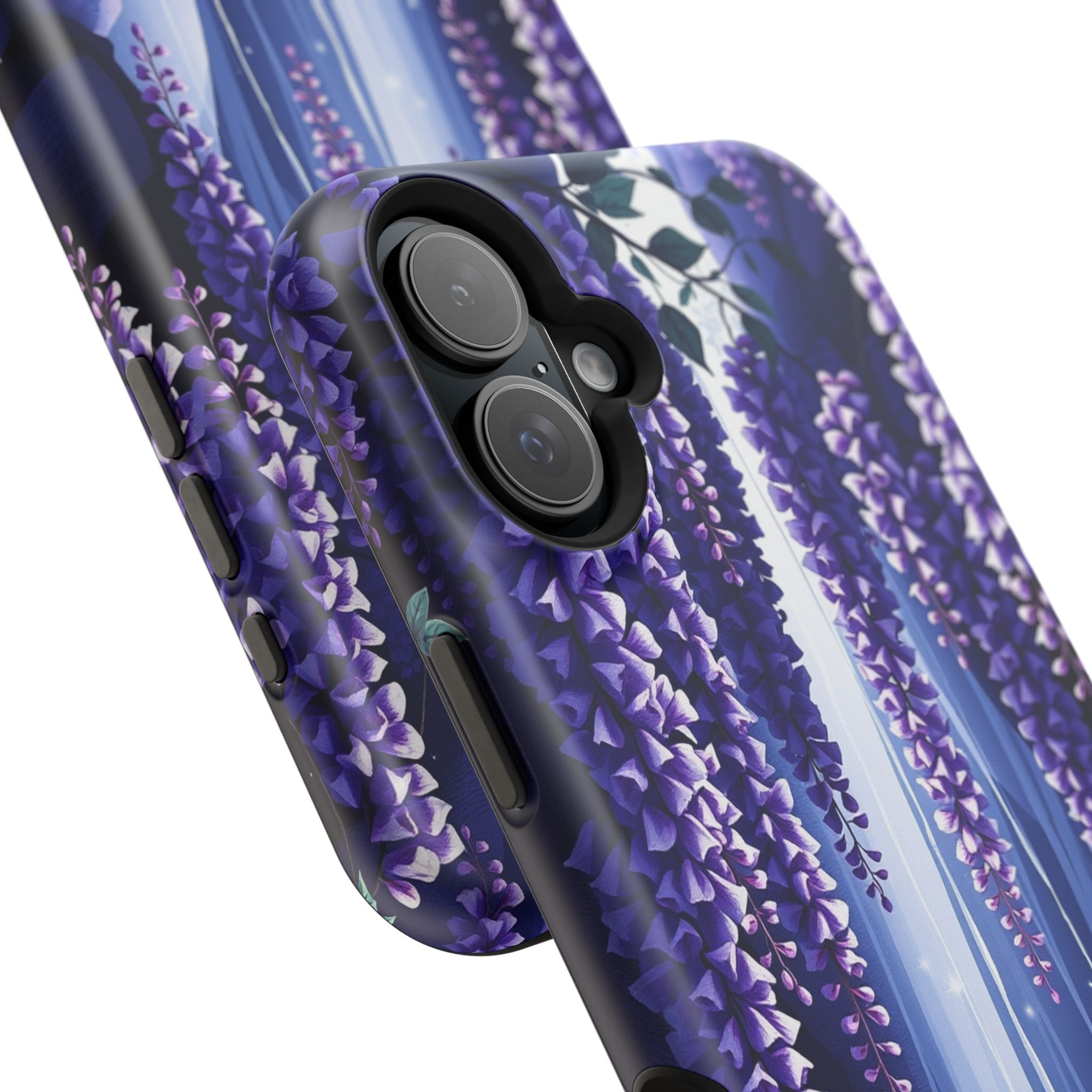 iPhone Wisteria Cascade Serene Design Slim Snap Case Ga · iPhone Case