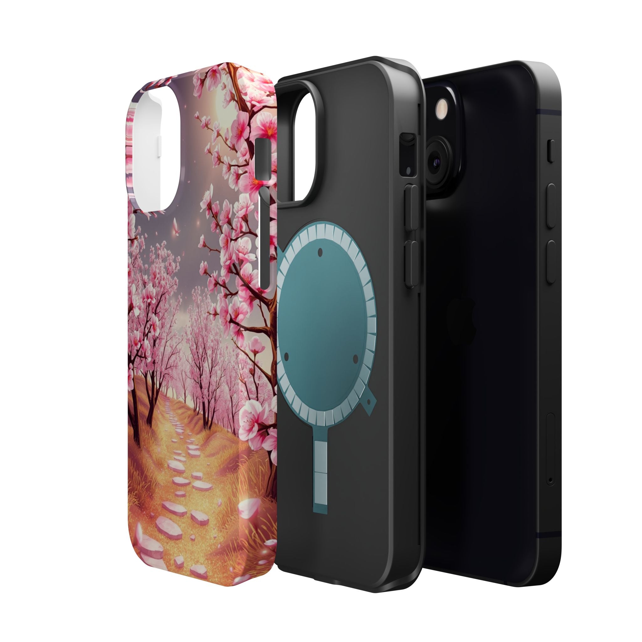 iPhone Dreamy Blossom Trail Design 14 Slim Everyday Designer Case · iPhone Case