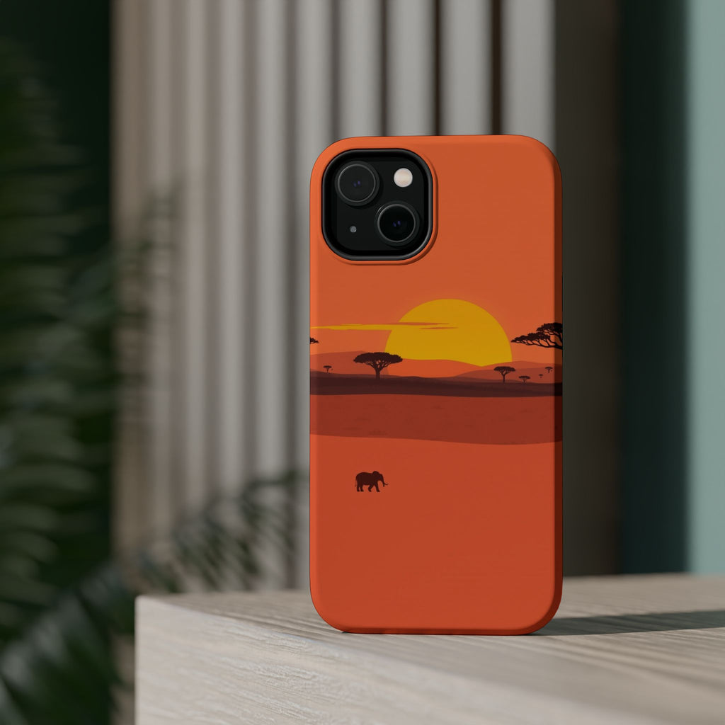 iPhone Sunset Amber And Peach Savanna Horizon Slim iPhone Everyday · iPhone Case
