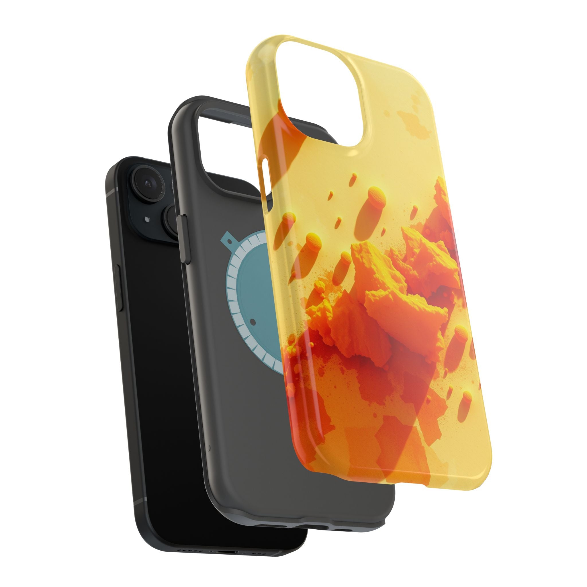 iPhone Mustard And Rust Dissolve Effect Slim Everyday iPhone Designer · iPhone C