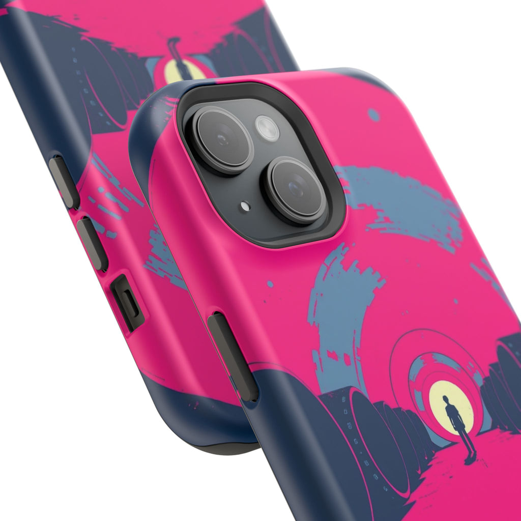 iPhone 1960s Mod Circles Bold Art Bold Modern Everyday Snap Case · iPhone Case