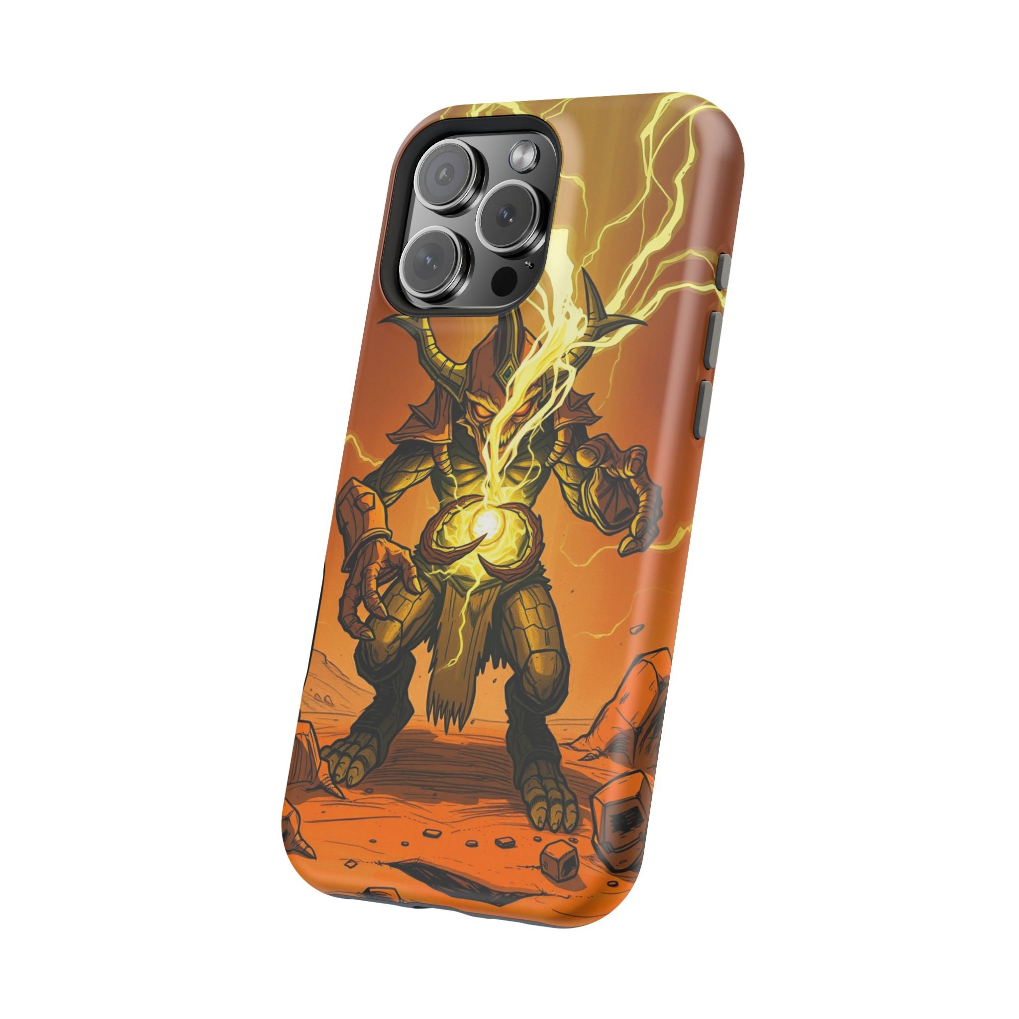 iPhone Burnt Orange And Sand Chaos Goblin Energy Clean Minimal Snap Case · iPhon