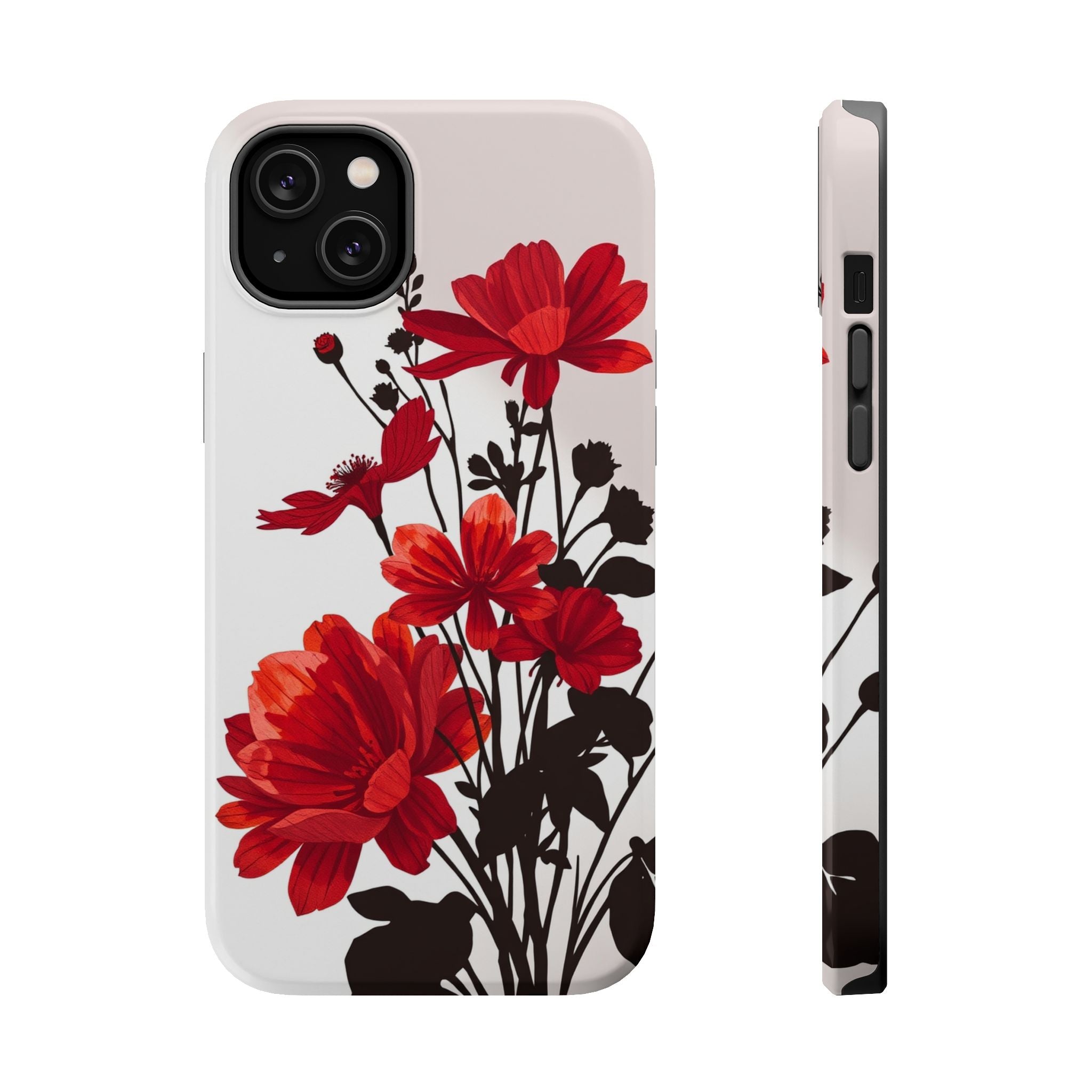 iPhone Floral Silhouette Cinematic Art Slim Snap Case · iPhone Case