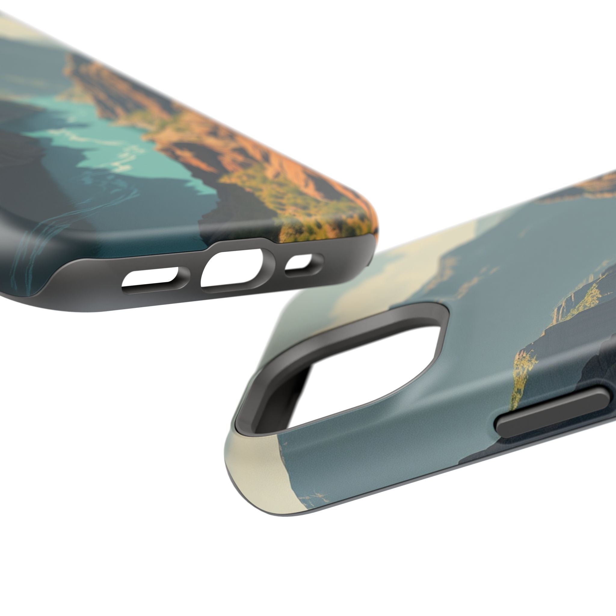 iPhone Charcoal And Copper River Canyon Slim Everyday iPhone 19 · iPhone Case