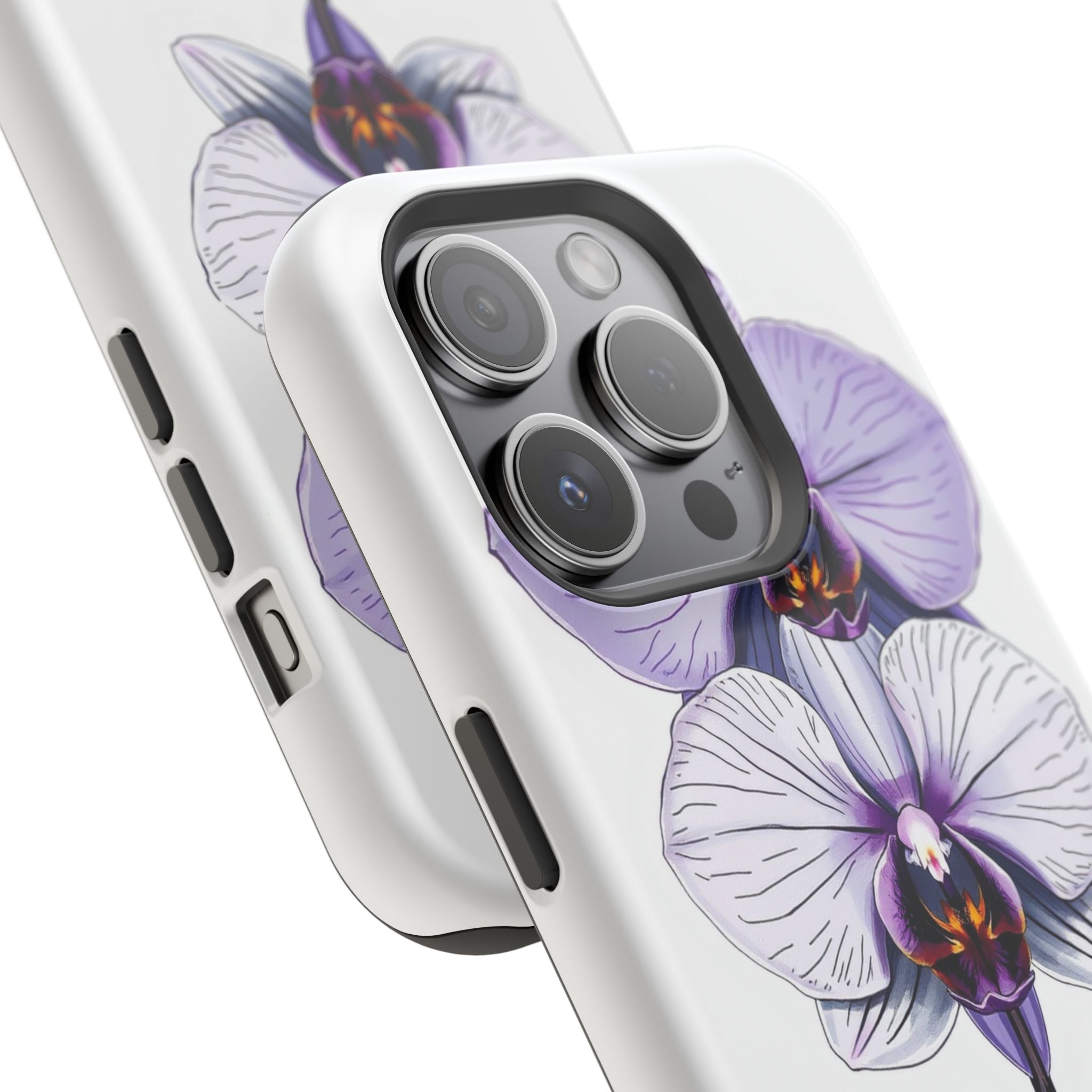 iPhone Orchid Study Hand-Drawn Sketch Slim Everyday Designer Case · iPhone Case