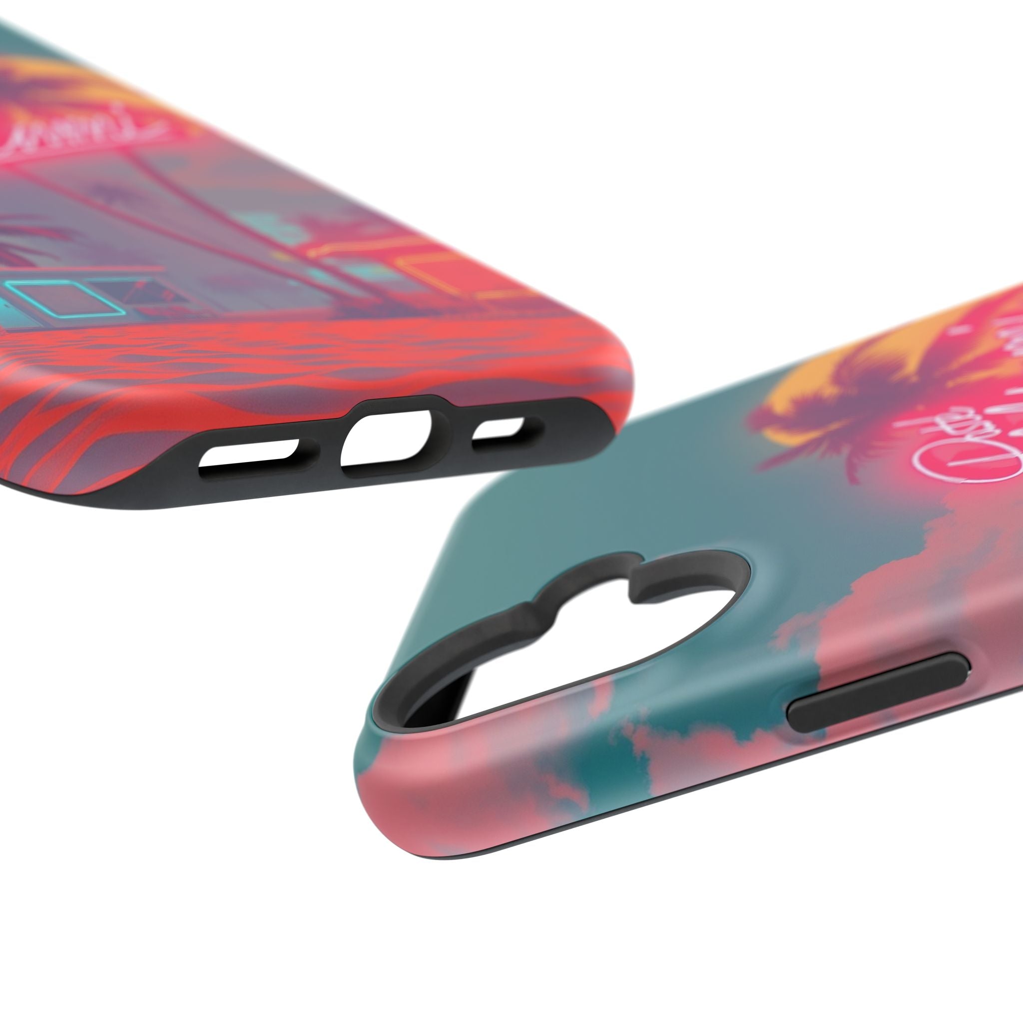 iPhone 1980s Pastel Miami Enchanted Art Slim Everyday Designer Case · iPhone Cas