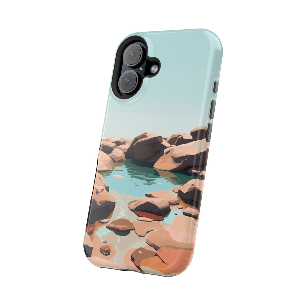 iPhone Tidal Pool Oil Painting Impressionist Slim iPhone Everyday · iPhone Case