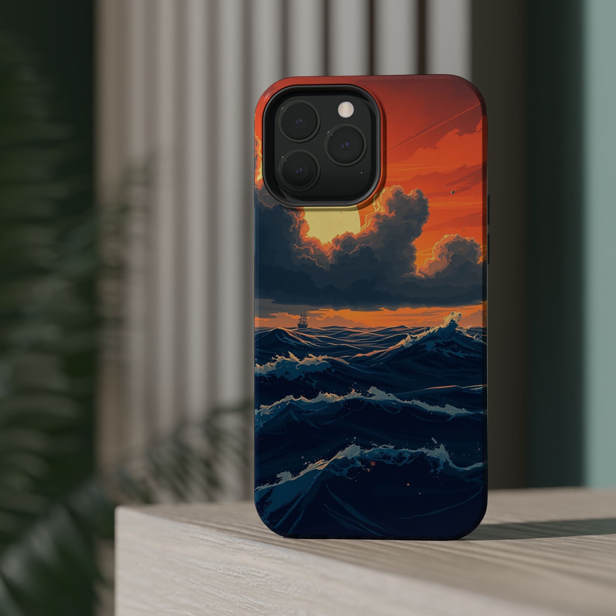 iPhone Dreamy Storm at Sea Design 15 Slim Everyday Designer Case · iPhone Case