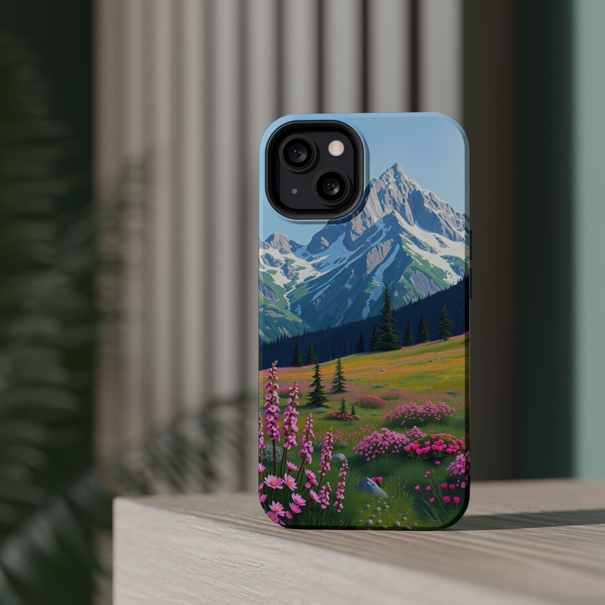 iPhone Earthy Alpine Meadow Design Bold Modern Everyday Snap Case · iPhone Case