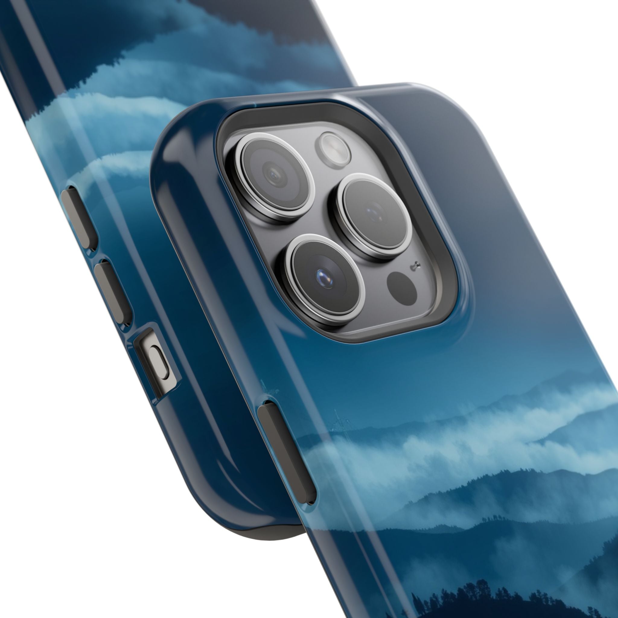iPhone Earthy Fog Rolling Over Hills Design Slim iPhone Everyday · iPhone Case
