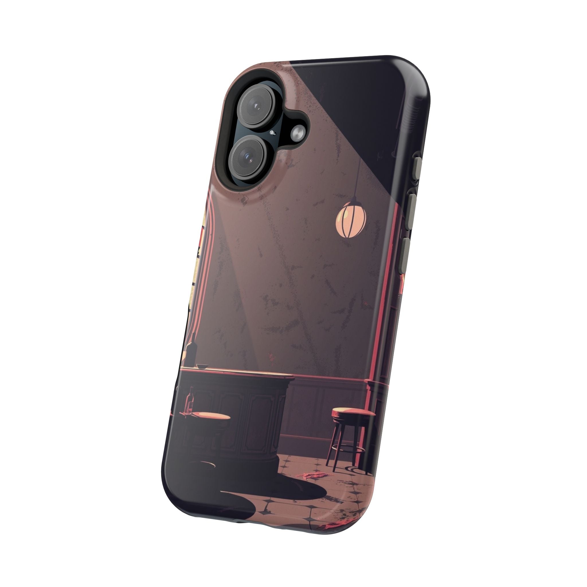 iPhone Speakeasy Dark Grunge Distressed Slim Everyday Designer Case · iPhone Cas