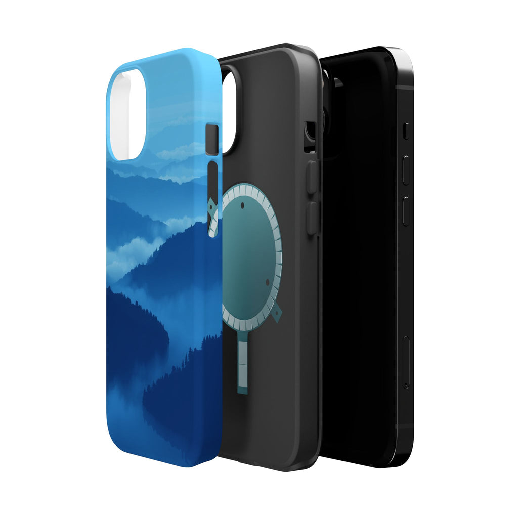 iPhone Fog Rolling Over Hills Pixel Art -Bit Slim iPhone Everyday · iPhone Case
