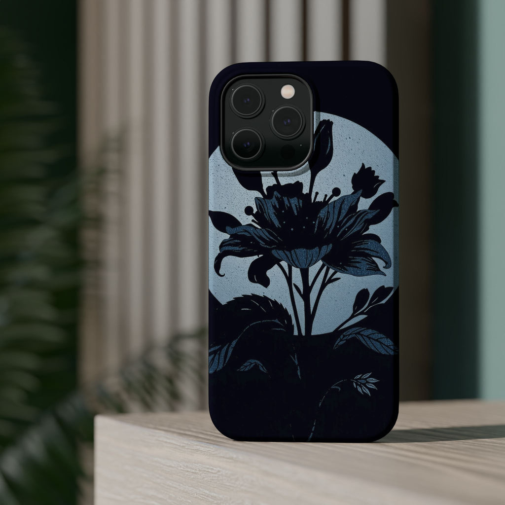 iPhone Radiant Floral Silhouette Design Slim Everyday Designer Case · iPhone Cas