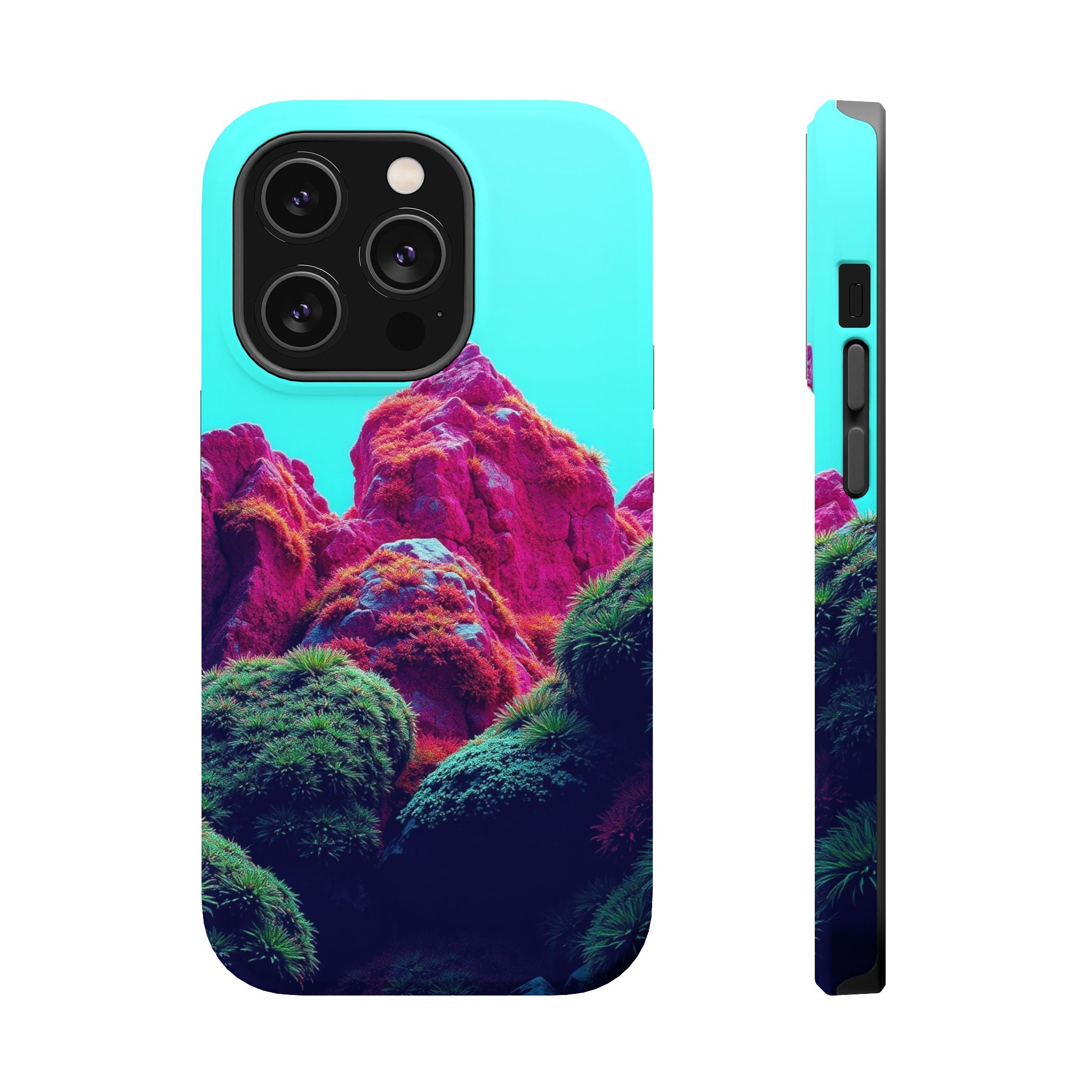 iPhone Moss Covered Rocks Paper Cut Art Slim Everyday iPhone Designer · iPhone C