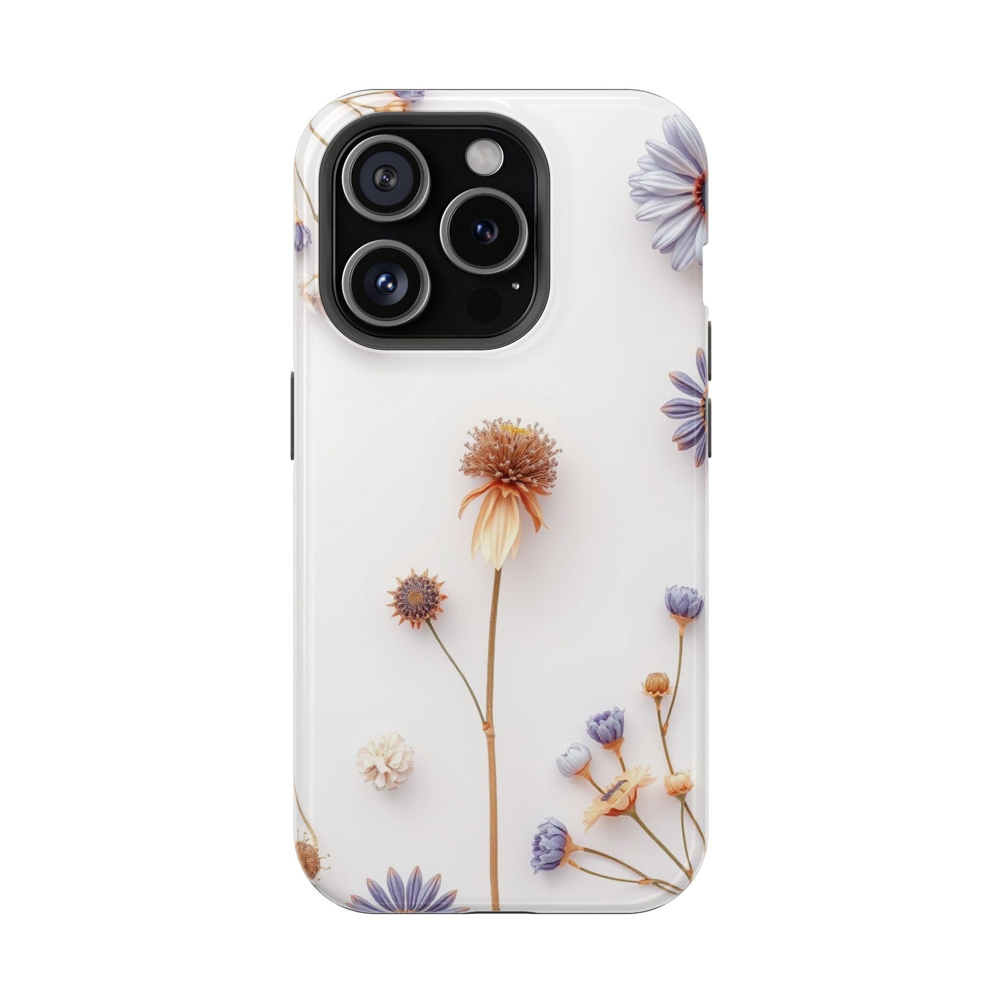 iPhone Dried Flower Flat Lay Bold Art Slim Everyday Designer Case · iPhone Case