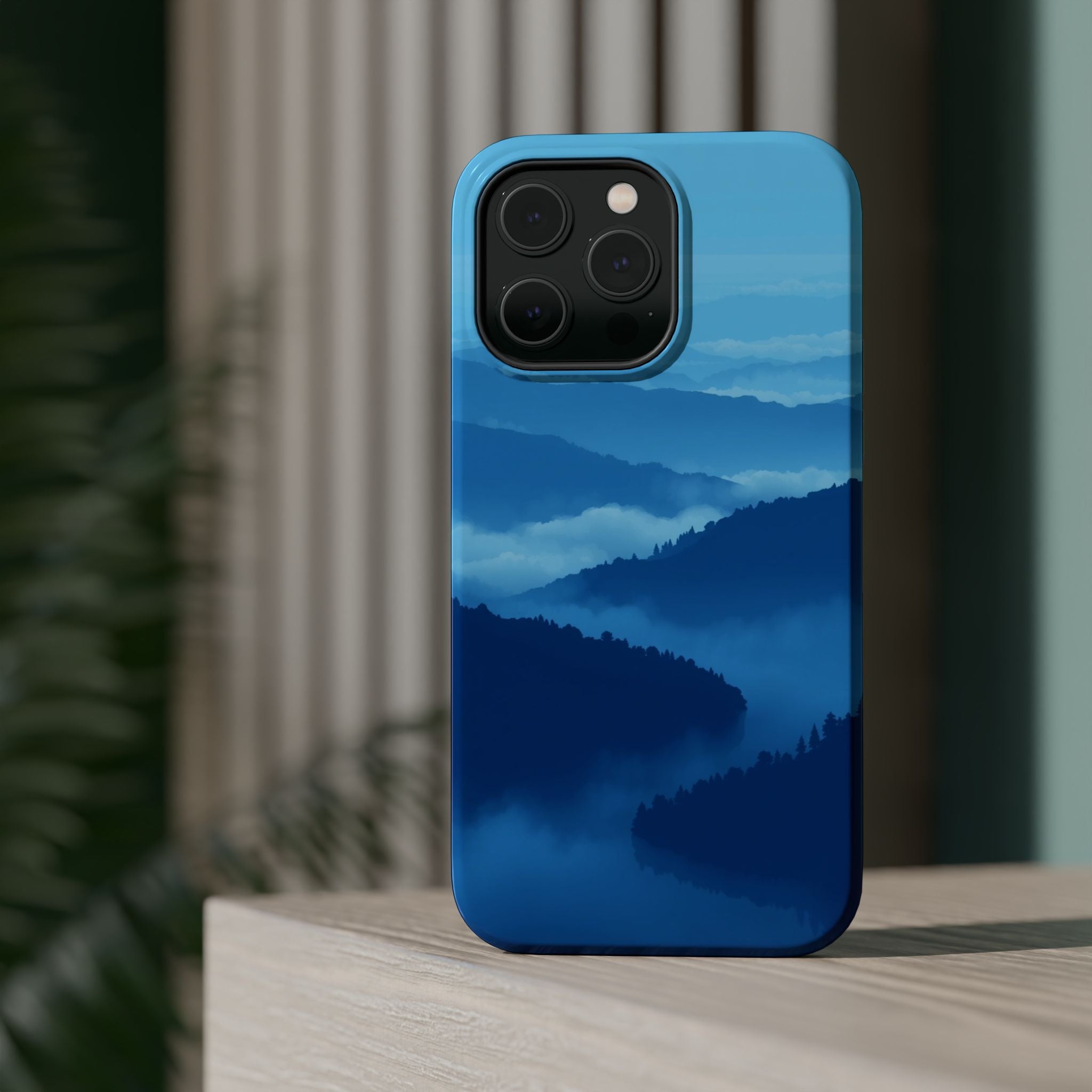 iPhone Fog Rolling Over Hills Pixel Art -Bit Slim iPhone Everyday · iPhone Case
